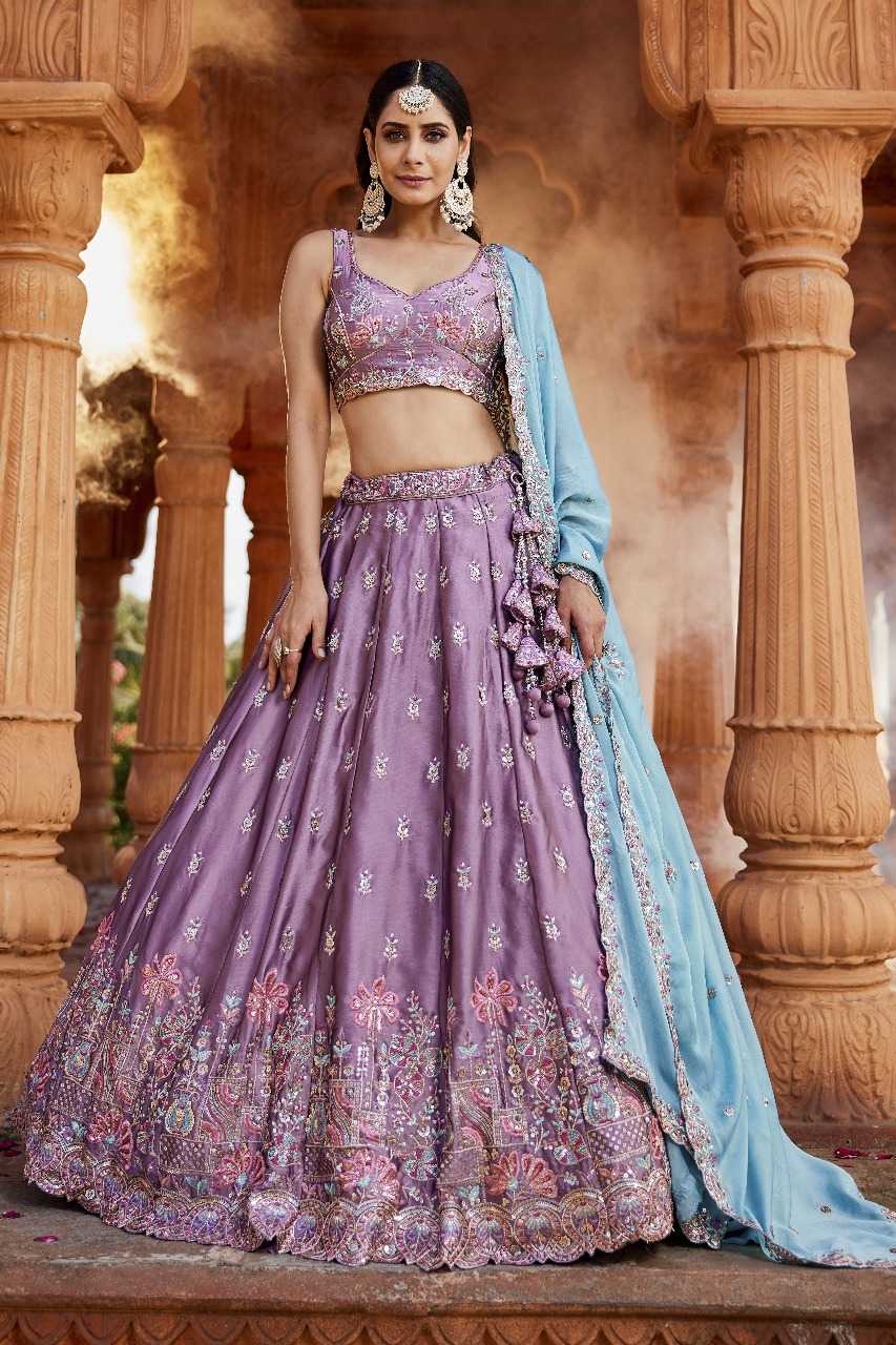 Ynf Poly Georgette RIN197 3027 Lehengas Wholesale Designer Lehenga Bridal Lehenga Embroidered Lehenga Manufacturer