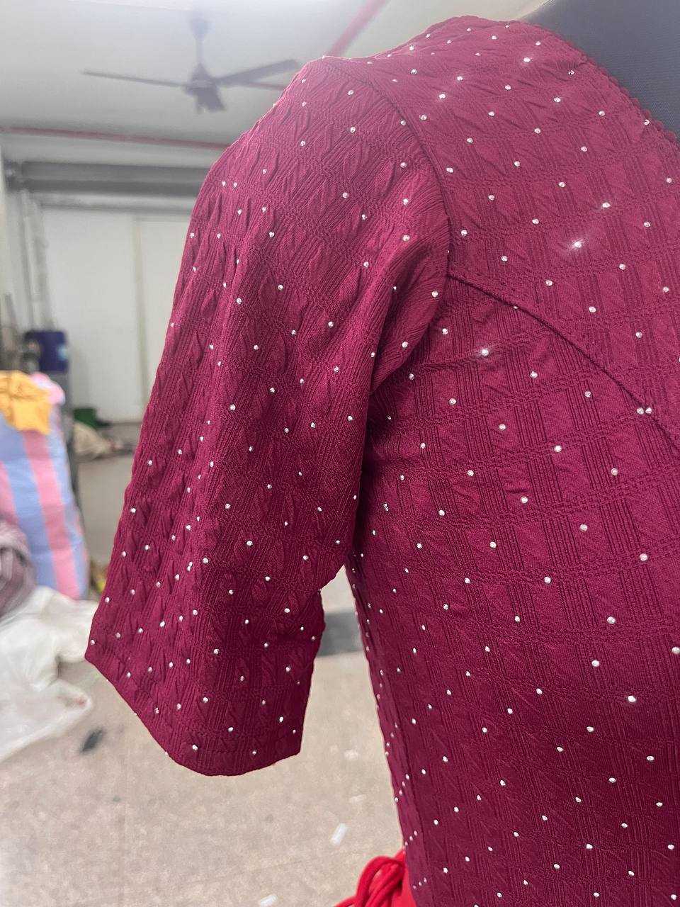 Ynf Polyester KESH535 DIAMOND Readymade Blouses Wholesale Blouse Designer Blouse Fashion Blouse Manufacturer