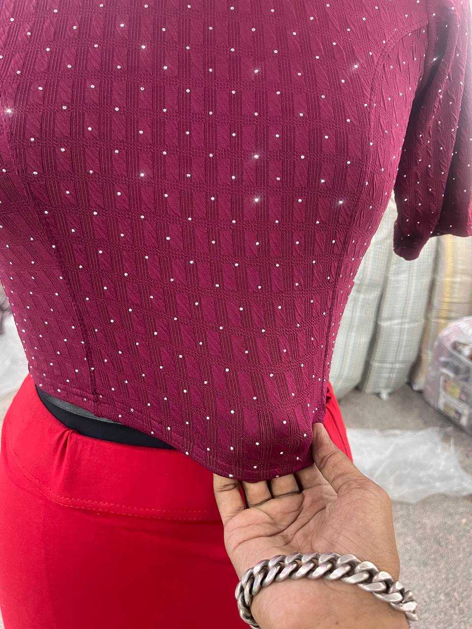 Ynf Polyester KESH535 DIAMOND Readymade Blouses Wholesale Blouse Designer Blouse Fashion Blouse Manufacturer