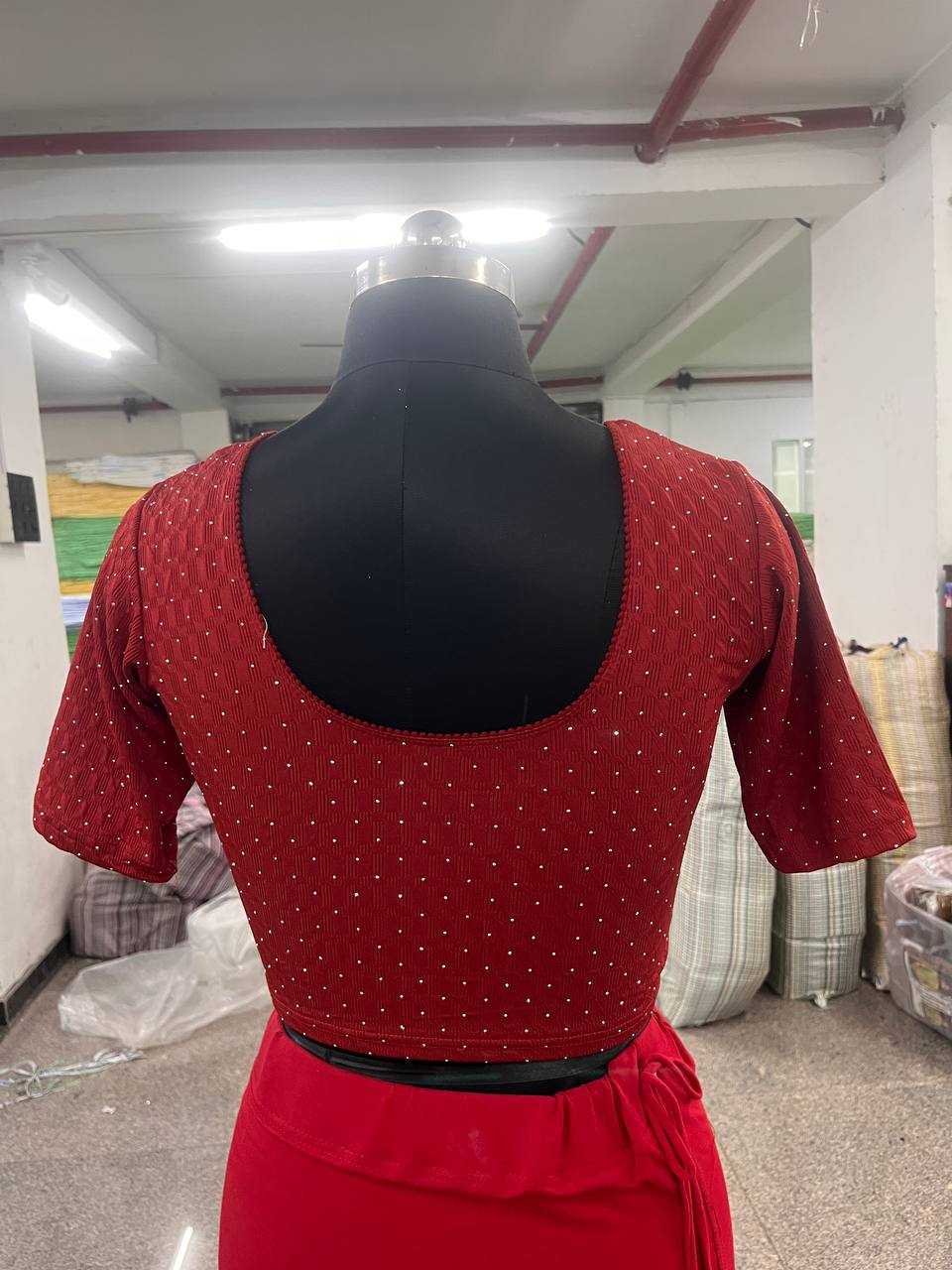Ynf Polyester KESH535 DIAMOND Readymade Blouses Wholesale Blouse Designer Blouse Fashion Blouse Manufacturer