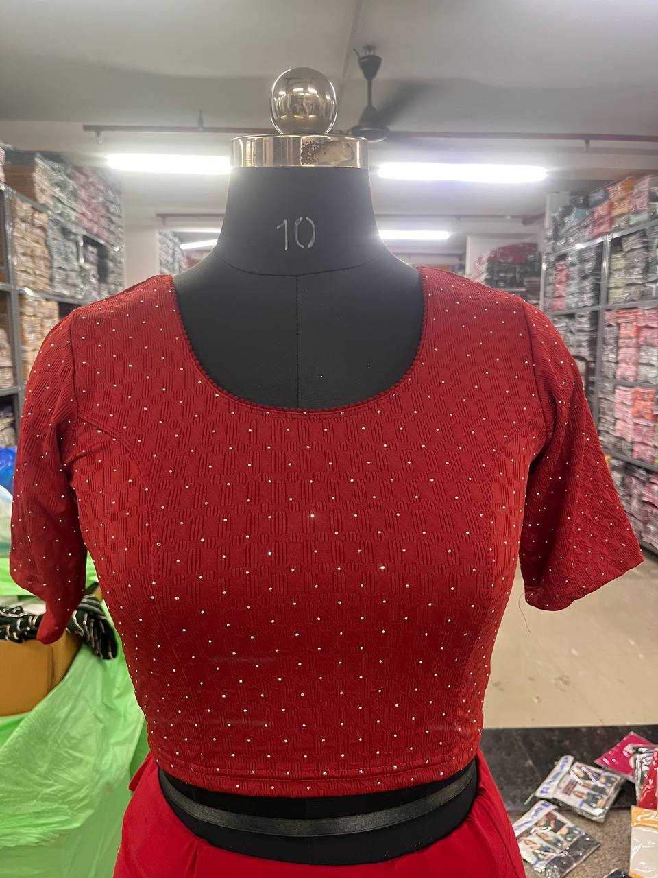 Ynf Polyester KESH535 DIAMOND Readymade Blouses Wholesale Blouse Designer Blouse Fashion Blouse Manufacturer