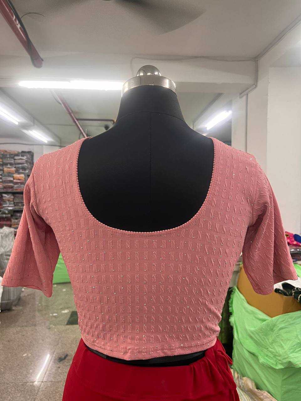 Ynf Polyester KESH535 DIAMOND Readymade Blouses Wholesale Blouse Designer Blouse Fashion Blouse Manufacturer