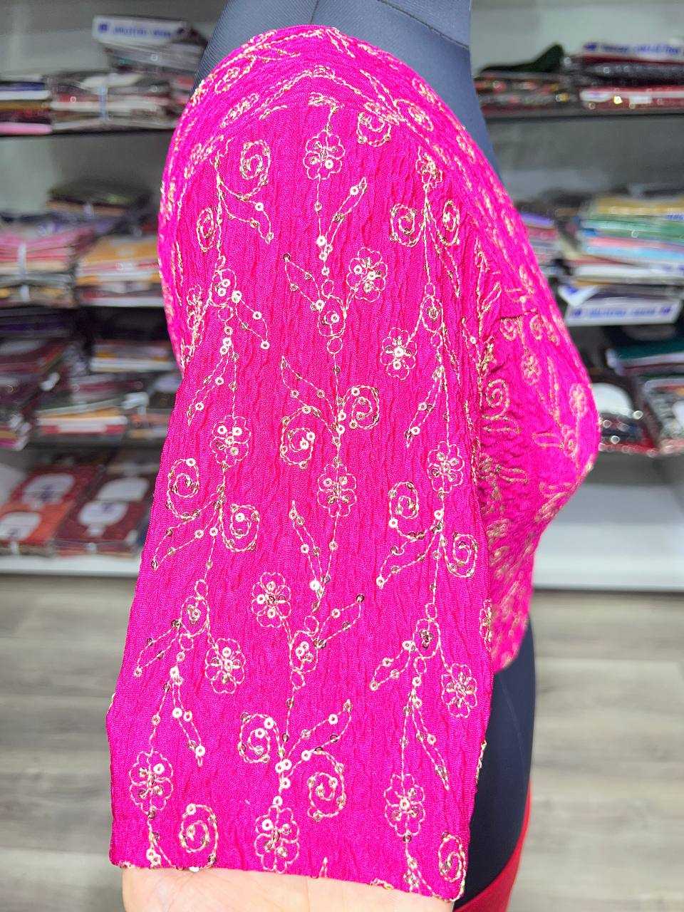 Ynf Polyester KESH535 MANGLA Readymade Blouses Wholesale Blouse Designer Blouse Embroidered Blouses Manufacturer
