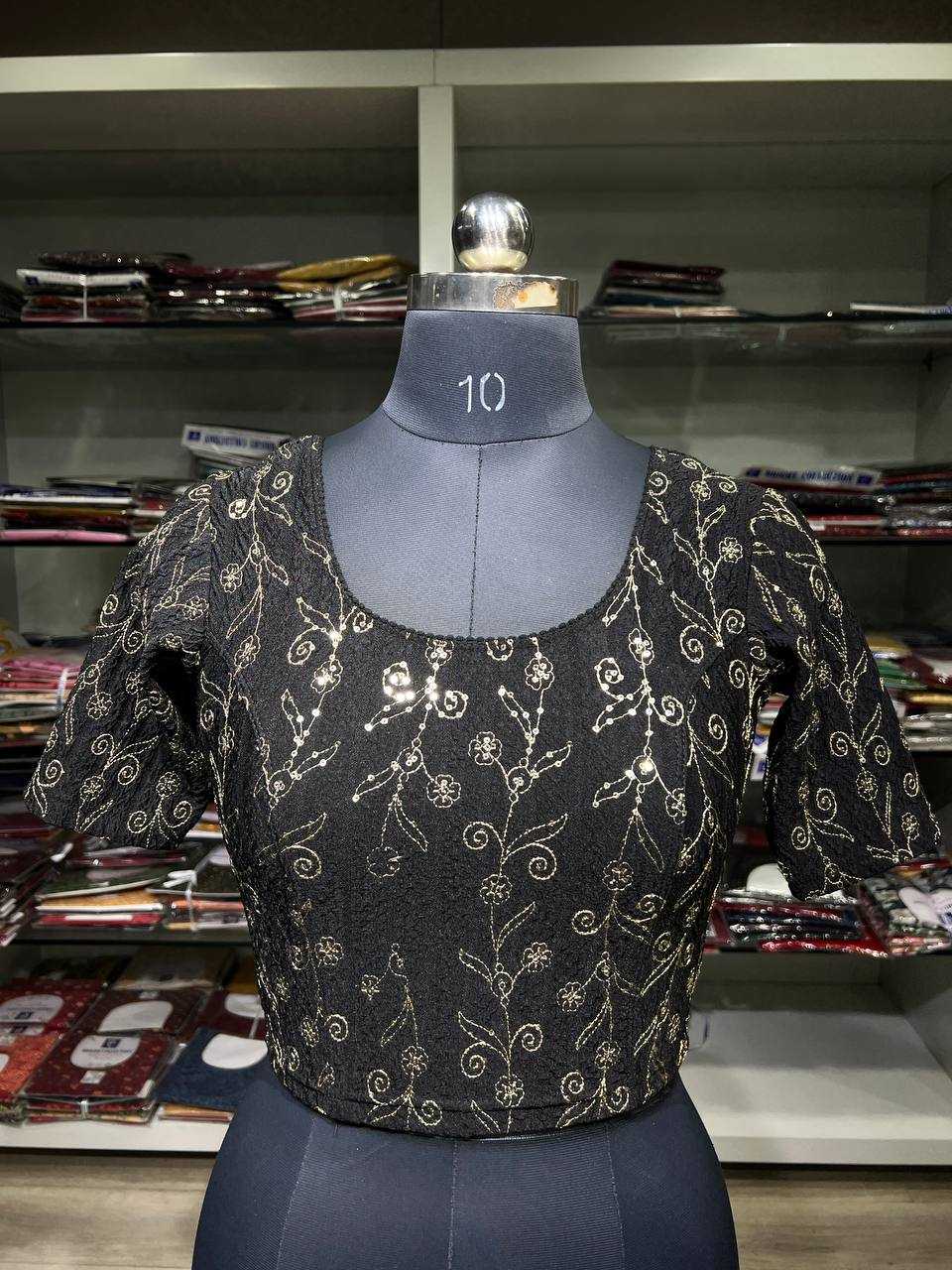 Ynf Polyester KESH535 MANGLA Readymade Blouses Wholesale Blouse Designer Blouse Embroidered Blouses Manufacturer