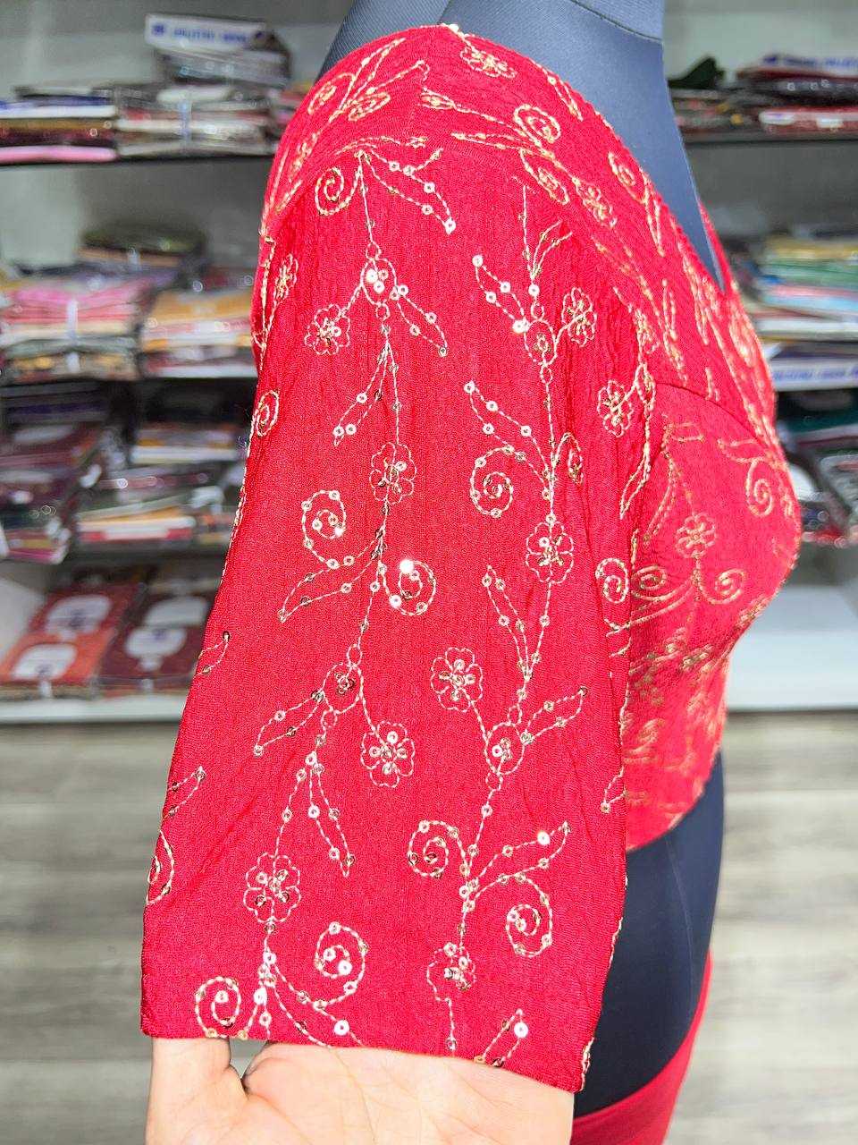 Ynf Polyester KESH535 MANGLA Readymade Blouses Wholesale Blouse Designer Blouse Embroidered Blouses Manufacturer