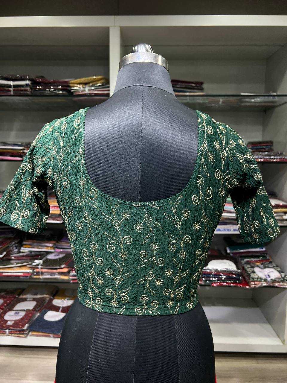 Ynf Polyester KESH535 MANGLA Readymade Blouses Wholesale Blouse Designer Blouse Embroidered Blouses Manufacturer