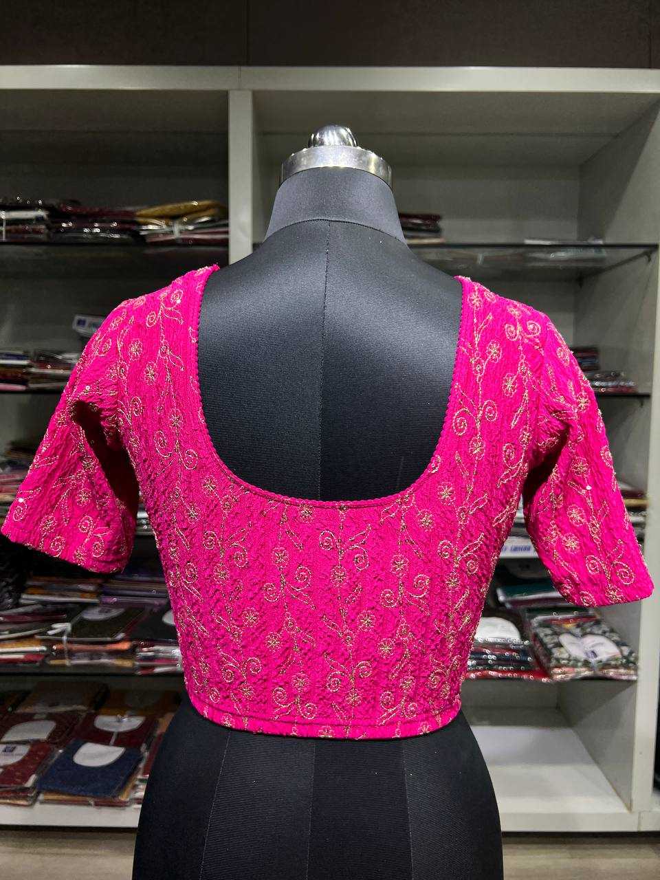 Ynf Polyester KESH535 MANGLA Readymade Blouses Wholesale Blouse Designer Blouse Embroidered Blouses Manufacturer