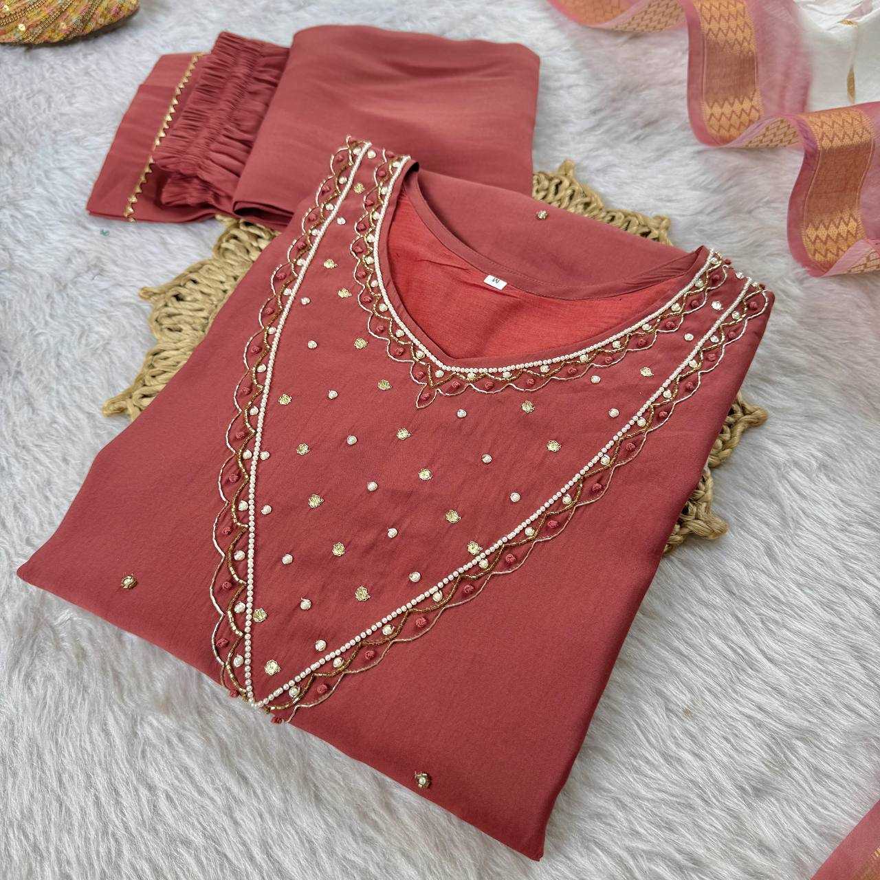 Ynf Premium Roman Silk Kurti Wholesale Party Wear Kurtis Designer Kurtis Embroidered Kurtis Manufacturer