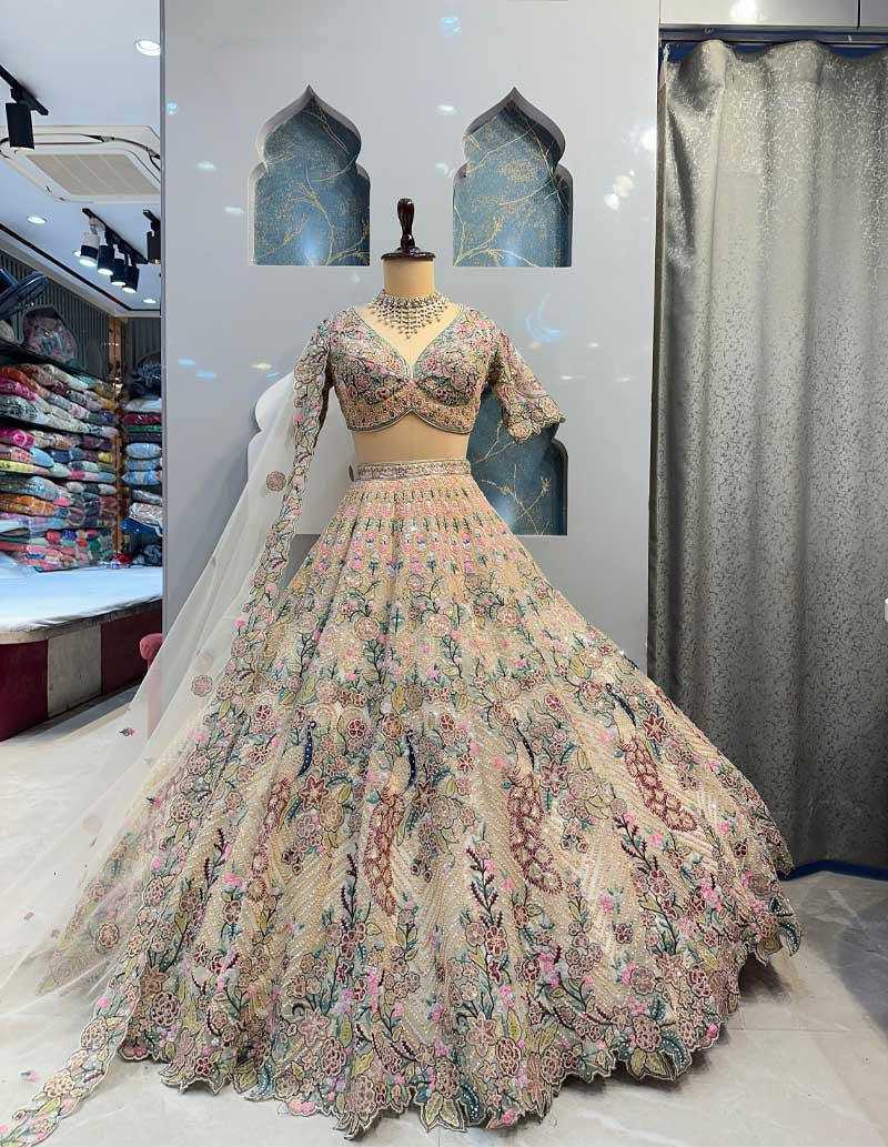 Ynf Premium Silk KESH512 1771 Lehengas Wedding Collections Festive Collections Wholesale Designer Lehenga Embroidered Lehenga Lehenga With Cancan Manufacturer