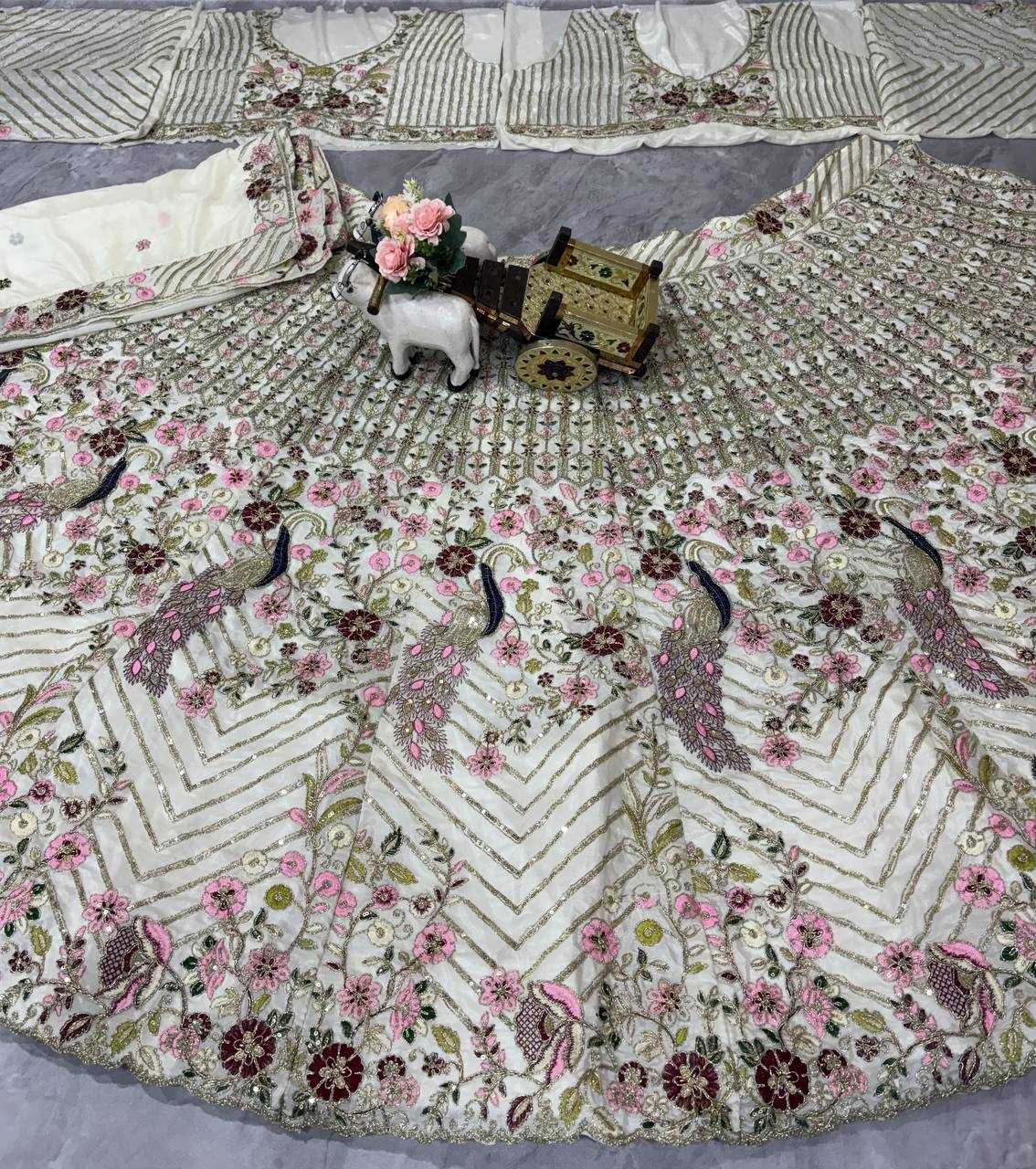 Ynf Premium Silk KESH512 1771 Lehengas Wedding Collections Festive Collections Wholesale Designer Lehenga Embroidered Lehenga Lehenga With Cancan Manufacturer