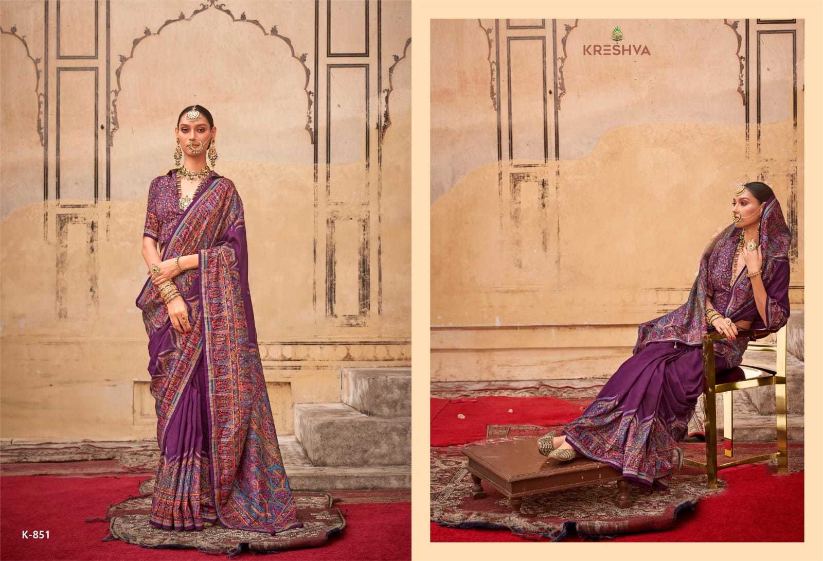 Ynf Pure Bandhej KESH522 116 Sarees Wedding Collections Wholesale Ajrakh Sarees Wedding Outfits Manufacturer