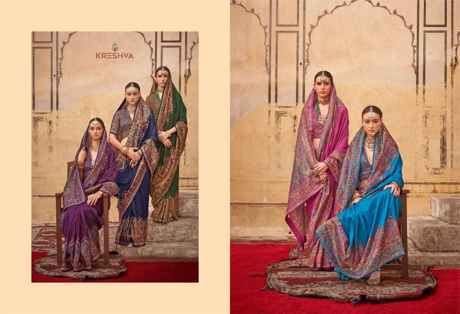 Ynf Pure Bandhej KESH522 116 Sarees Wedding Collections Wholesale Ajrakh Sarees Wedding Outfits Manufacturer