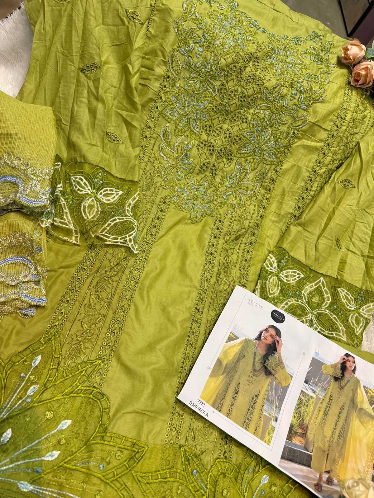 Ynf Pure Cotton KESH444 OMBRE-VOL-14 Suits & Dresses Wholesale Embroidery Suits Cotton Suits Designer Suits Manufacturer