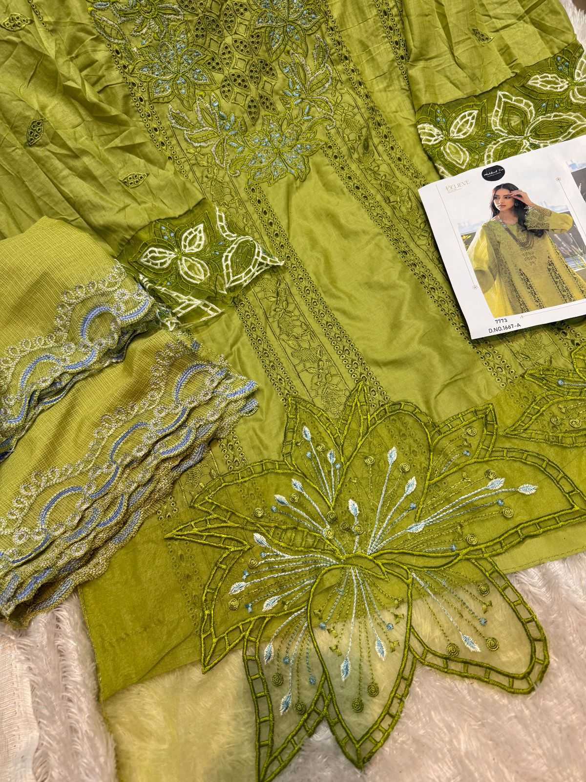 Ynf Pure Cotton KESH444 OMBRE-VOL-14 Suits & Dresses Wholesale Embroidery Suits Cotton Suits Designer Suits Manufacturer