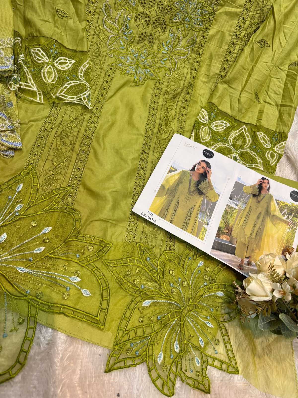 Ynf Pure Cotton KESH444 OMBRE-VOL-14 Suits & Dresses Wholesale Embroidery Suits Cotton Suits Designer Suits Manufacturer
