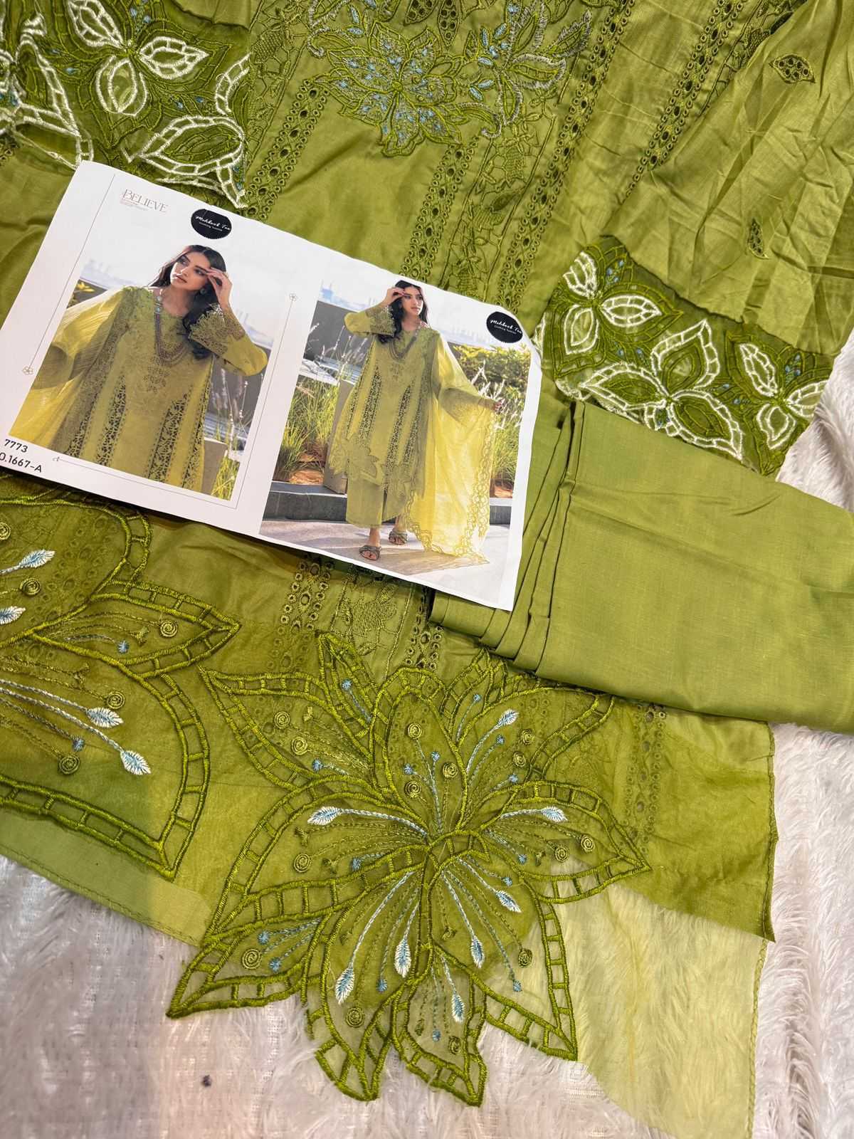 Ynf Pure Cotton KESH444 OMBRE-VOL-14 Suits & Dresses Wholesale Embroidery Suits Cotton Suits Designer Suits Manufacturer