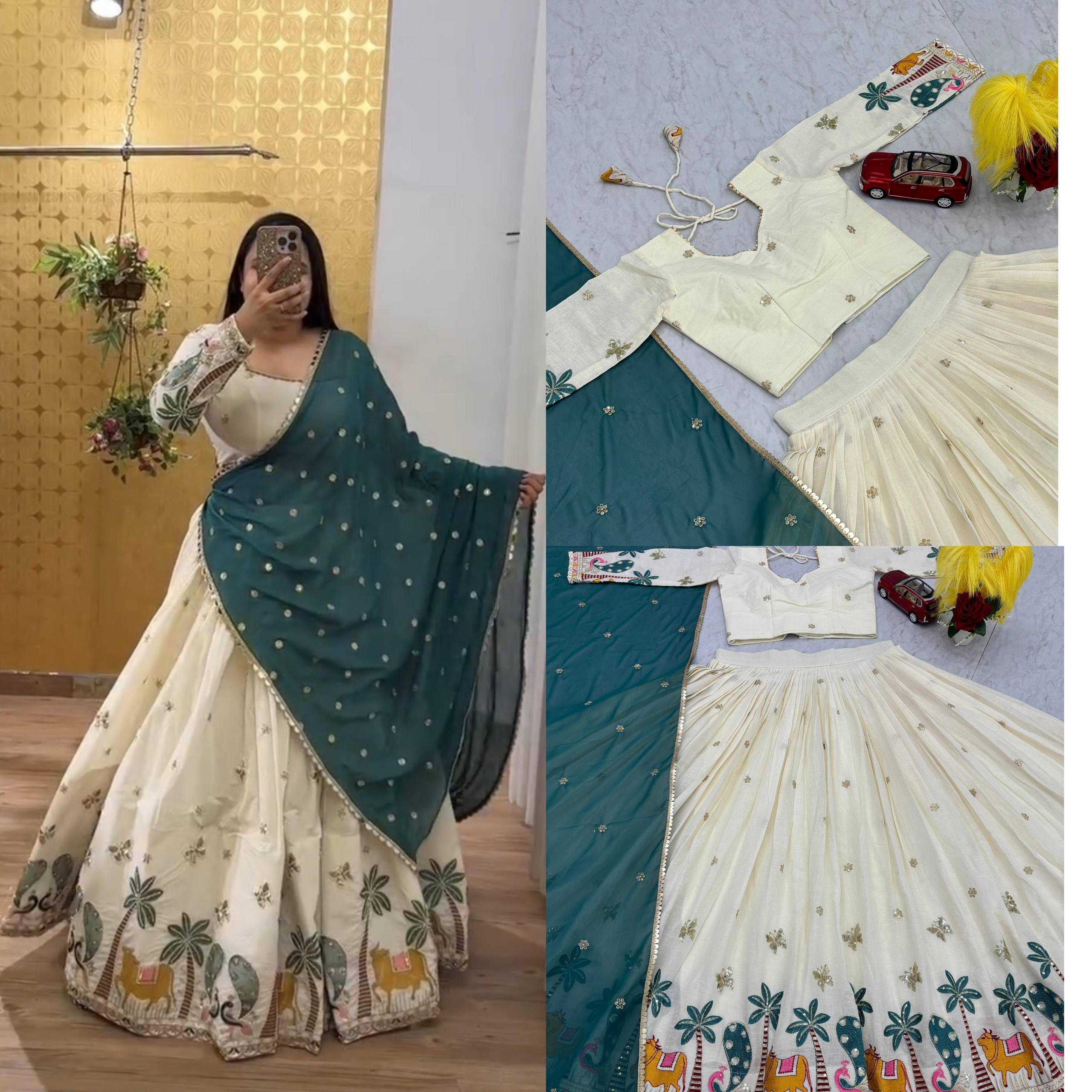 Ynf Pure Cotton KESH496 N40 Lehengas Wedding Collections Festive Collections Wholesale Embroidered Lehenga Designer Lehenga Choli Navratri Chaniya Choli Manufacturer