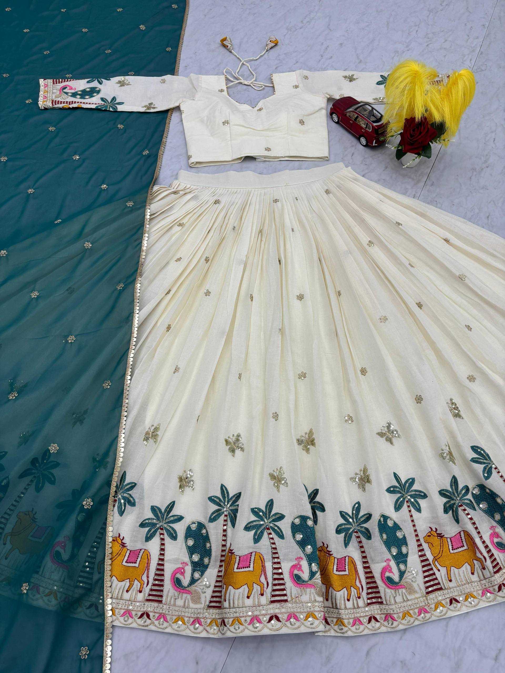 Ynf Pure Cotton KESH496 N40 Lehengas Wedding Collections Festive Collections Wholesale Embroidered Lehenga Designer Lehenga Choli Navratri Chaniya Choli Manufacturer