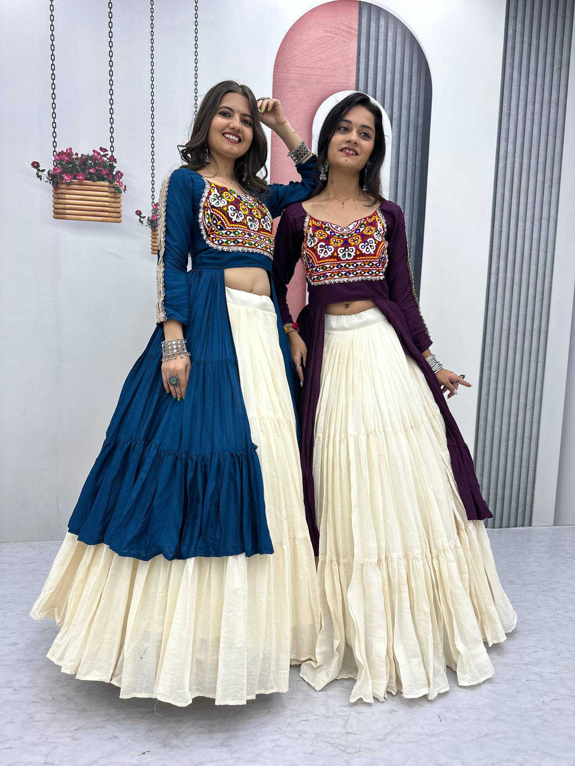Ynf Pure Cotton KESH496 N47 Lehengas Western Wears Festive Collections Wholesale Designer Lehenga Choli Indo-Western Lehenga Navratri Chaniya Choli Manufacturer