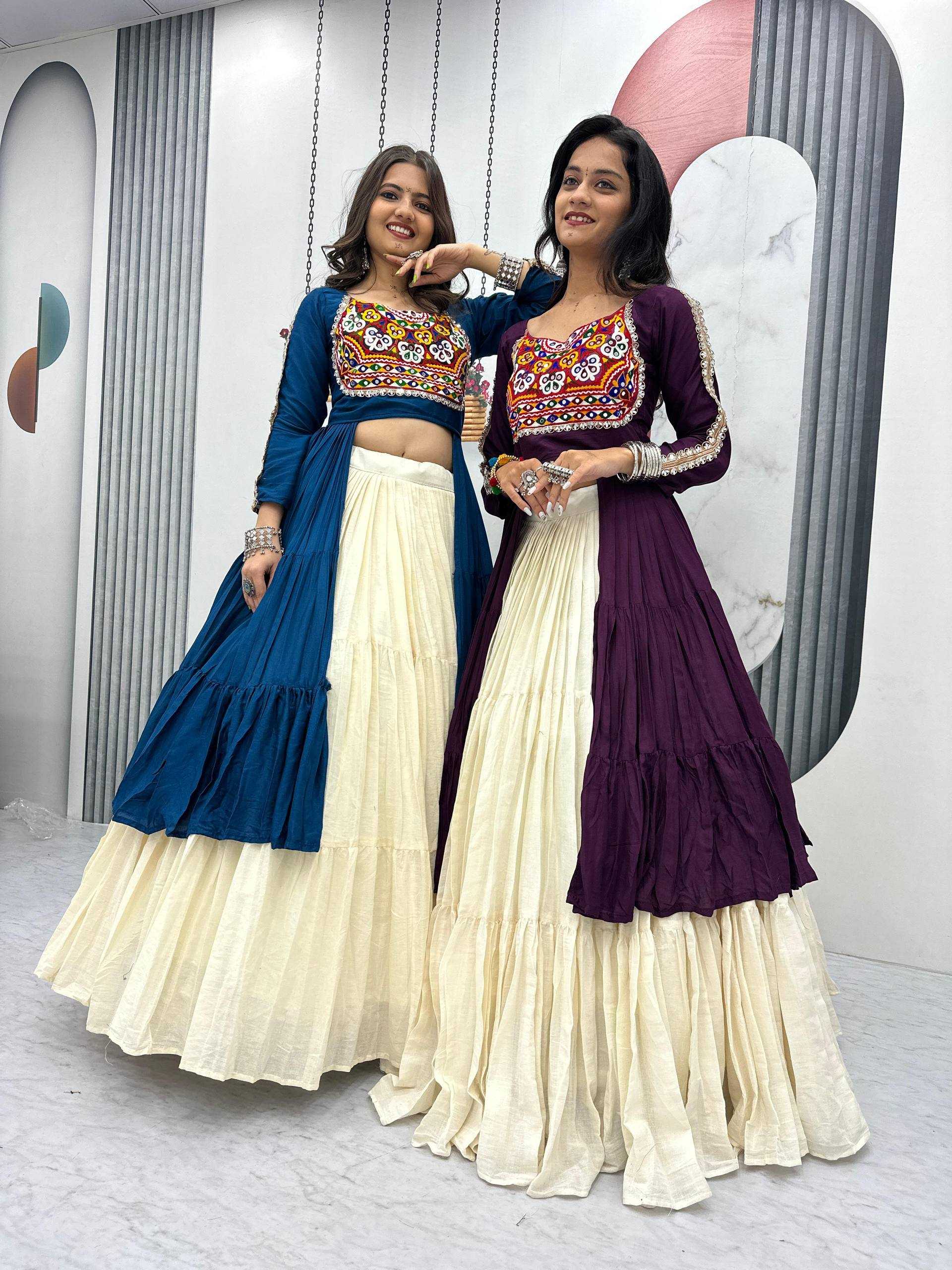 Ynf Pure Cotton KESH496 N47 Lehengas Western Wears Festive Collections Wholesale Designer Lehenga Choli Indo-Western Lehenga Navratri Chaniya Choli Manufacturer