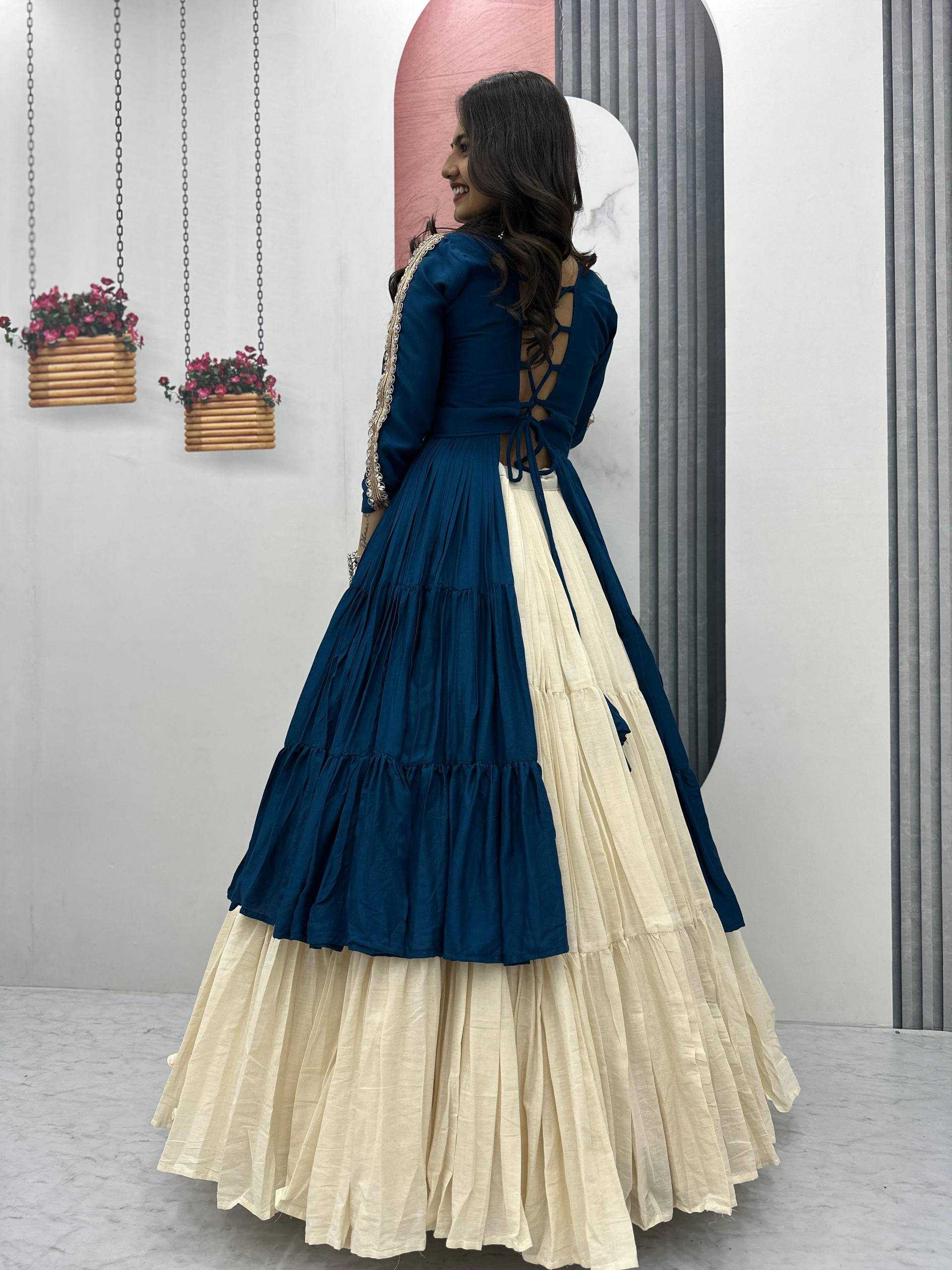 Ynf Pure Cotton KESH496 N47 Lehengas Western Wears Festive Collections Wholesale Designer Lehenga Choli Indo-Western Lehenga Navratri Chaniya Choli Manufacturer