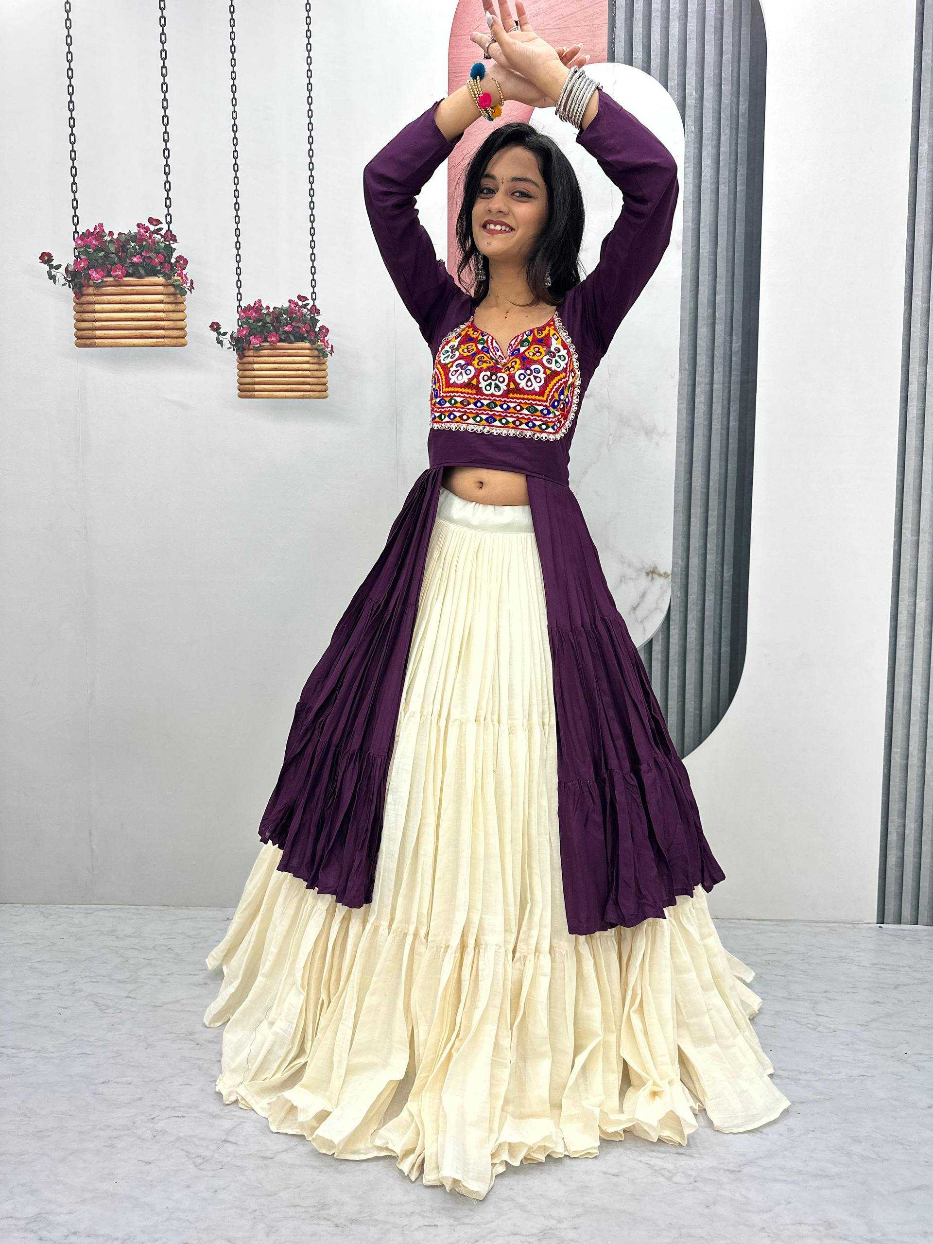 Ynf Pure Cotton KESH496 N47 Lehengas Western Wears Festive Collections Wholesale Designer Lehenga Choli Indo-Western Lehenga Navratri Chaniya Choli Manufacturer