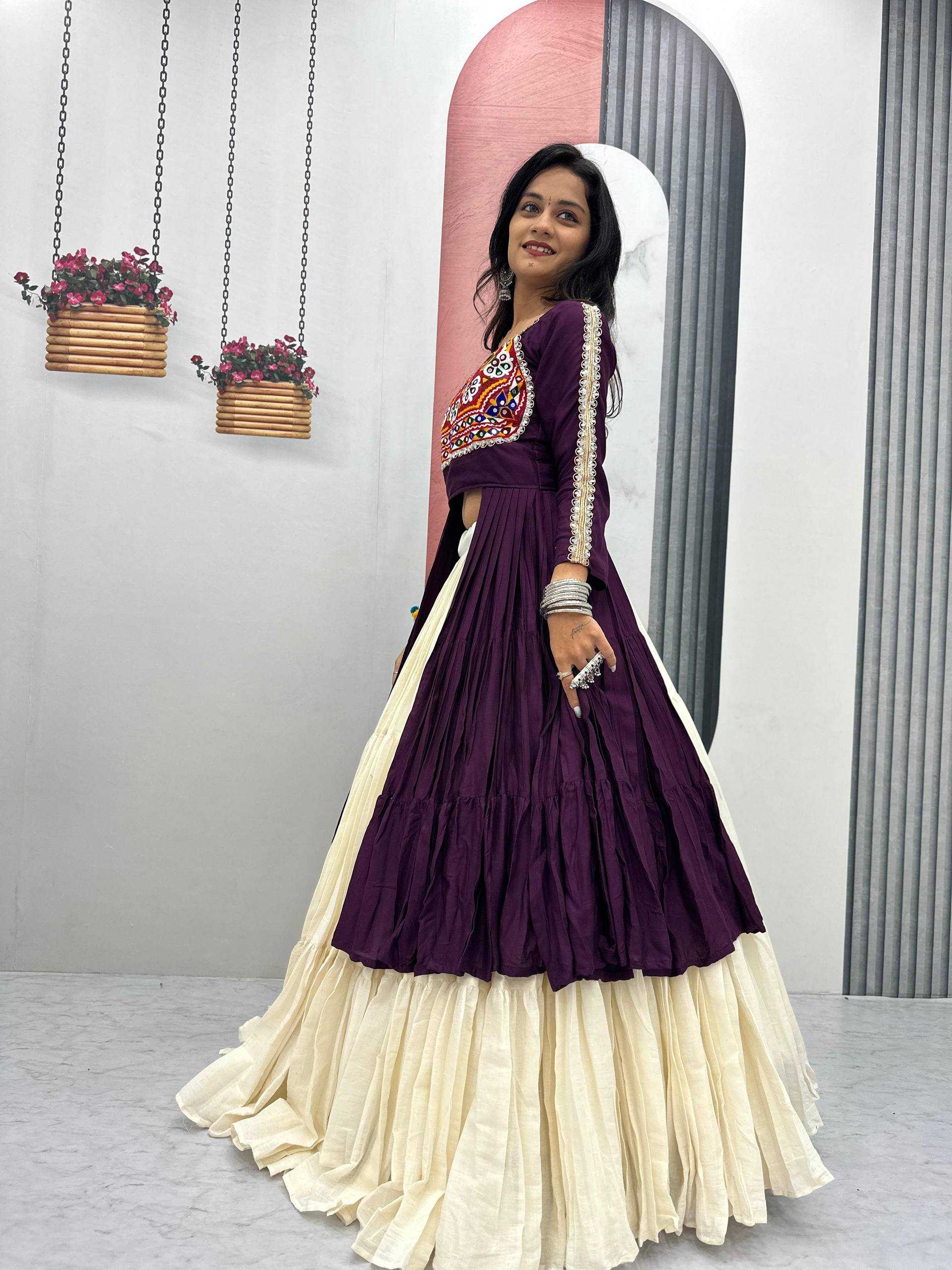 Ynf Pure Cotton KESH496 N47 Lehengas Western Wears Festive Collections Wholesale Designer Lehenga Choli Indo-Western Lehenga Navratri Chaniya Choli Manufacturer