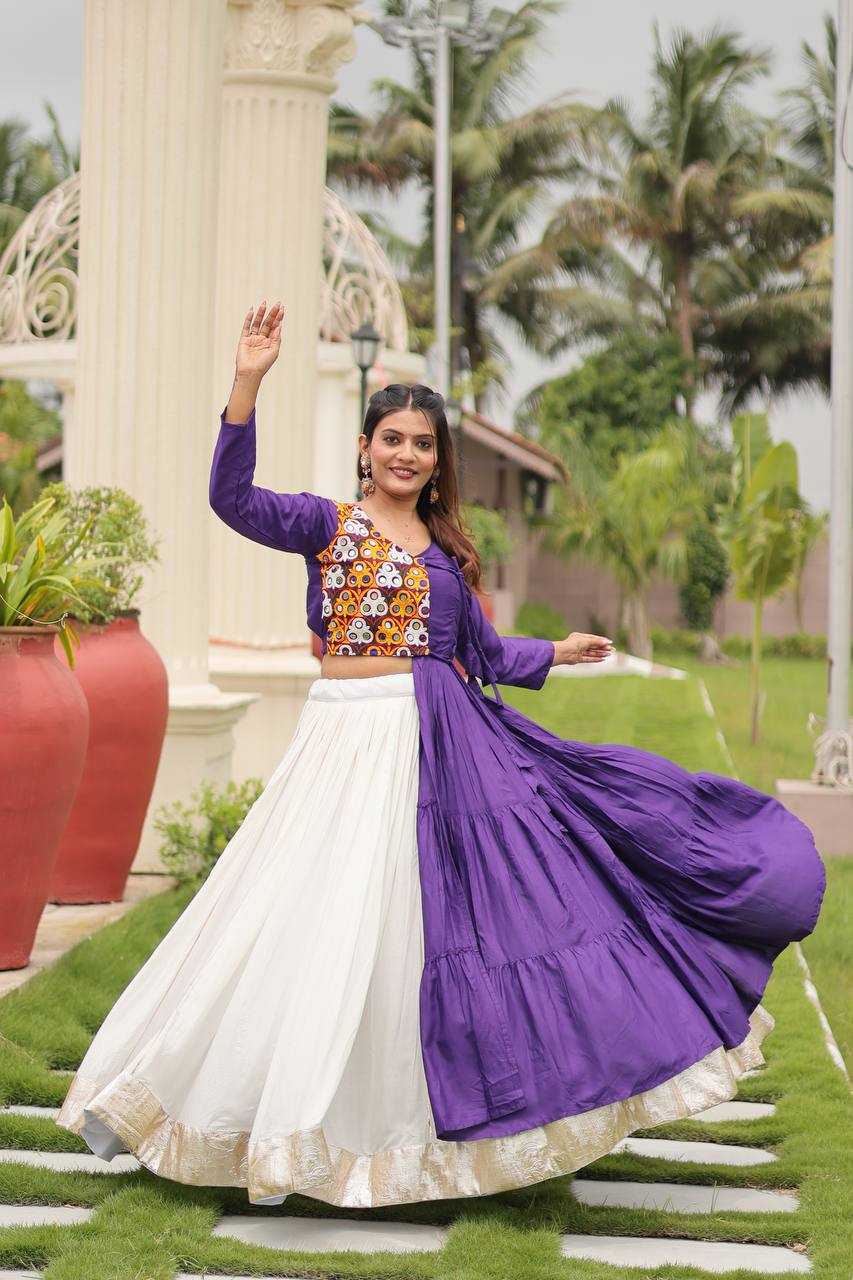 Ynf Pure Cotton KESH498 118 Lehengas Festive Collections Wholesale Fancy Lehenga Mirror Work Lehenga Navratri Chaniya Choli Manufacturer