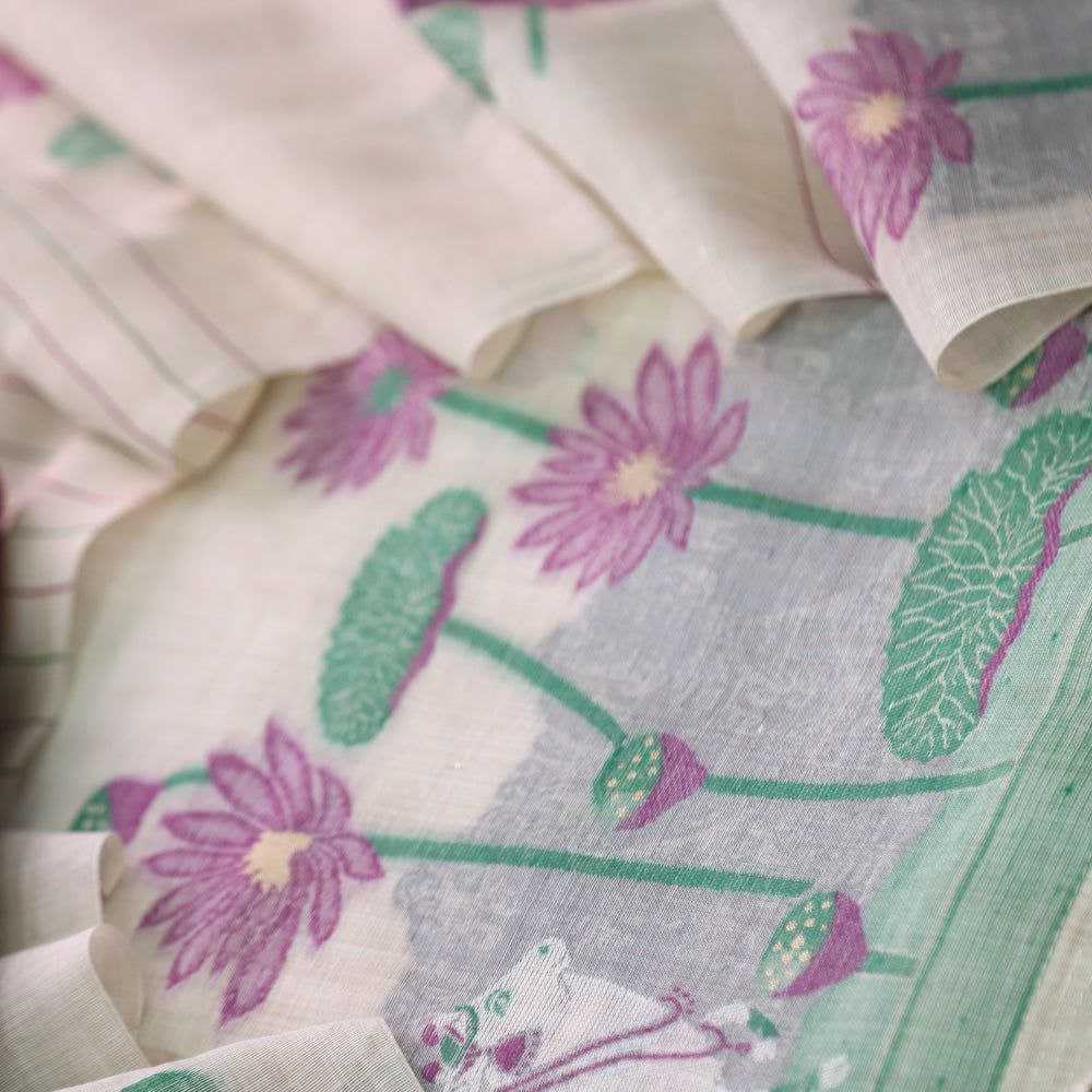 Ynf Pure Cotton KESH532 MUGA COTTON SUIT 1012 Suits & Dresses Wholesale Unstitched Suits Embroidery Suits Cotton Suits Manufacturer