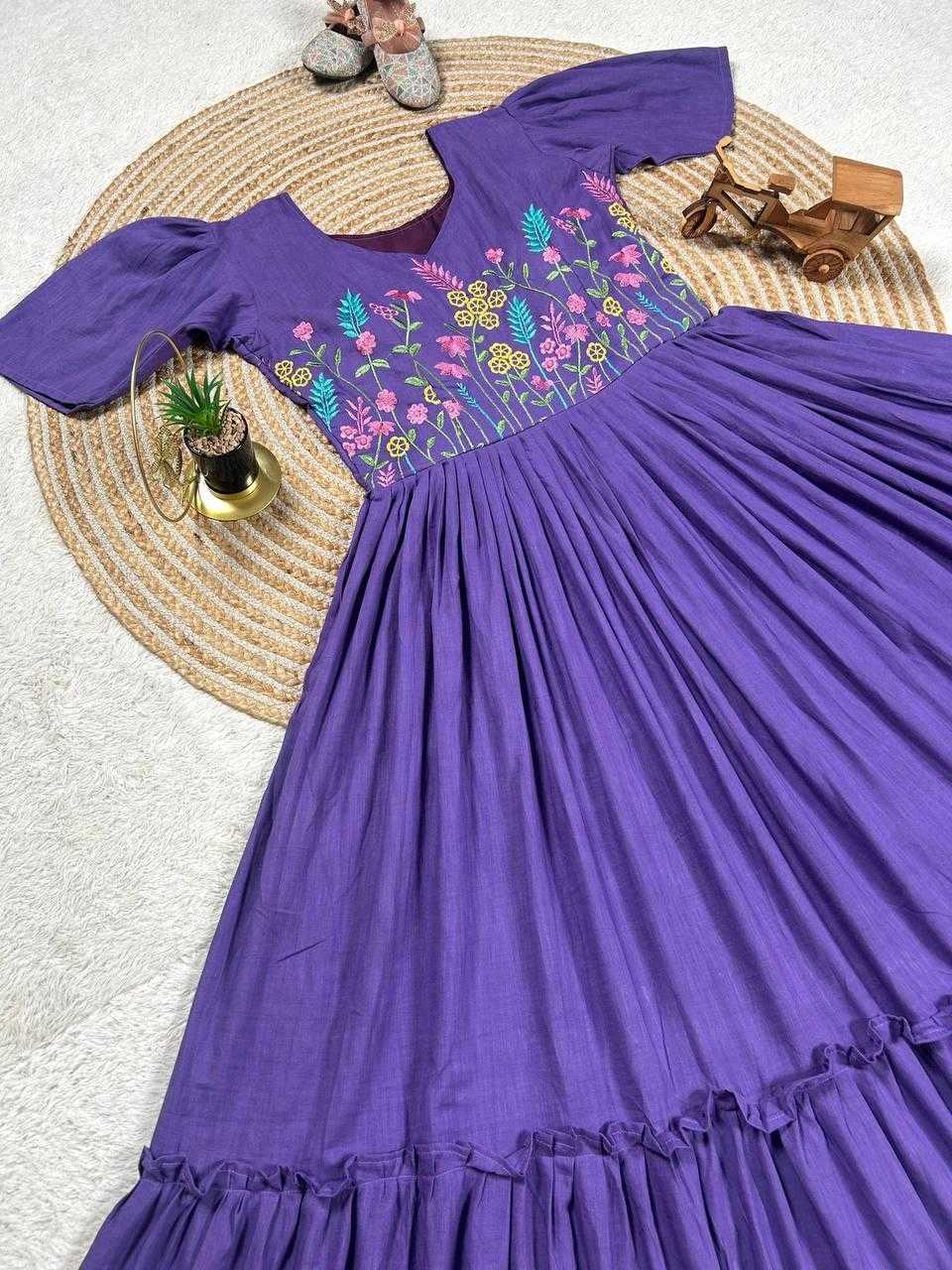 Ynf Pure Cotton KESH539 Trending Gowns Wholesale Printed Gowns Fancy Gowns Long Gowns Manufacturer