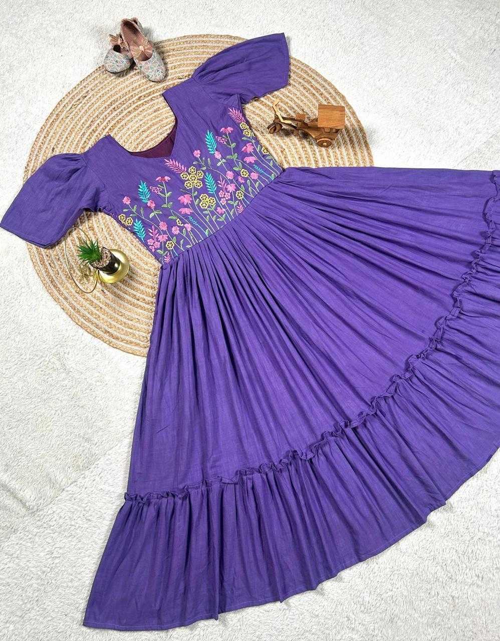 Ynf Pure Cotton KESH539 Trending Gowns Wholesale Printed Gowns Fancy Gowns Long Gowns Manufacturer
