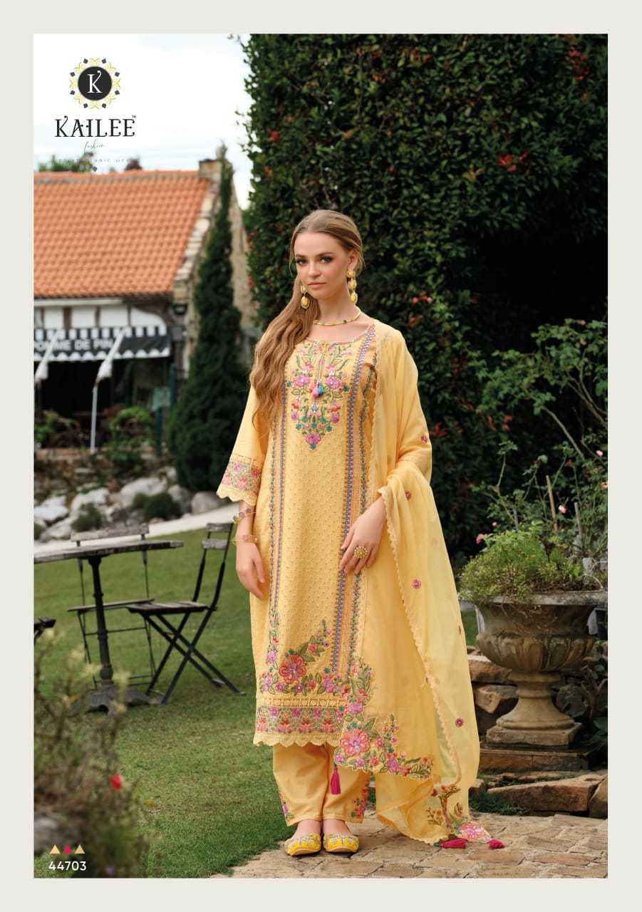Ynf Pure Cotton RIN190 KAILEE-GULZAR Setwise Collections Wholesale Dresses & Suits Catalogs Manufacturer