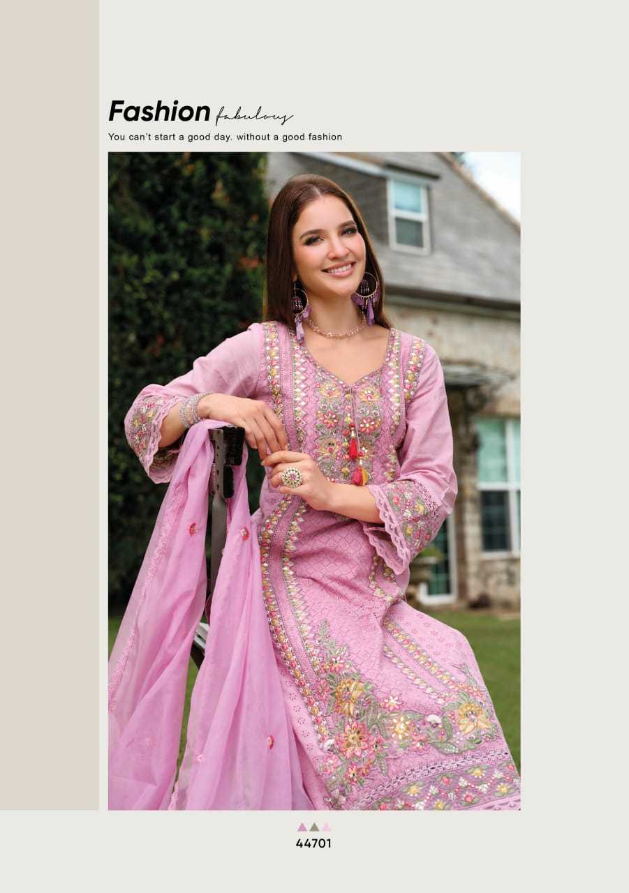 Ynf Pure Cotton RIN190 KAILEE-GULZAR Setwise Collections Wholesale Dresses & Suits Catalogs Manufacturer