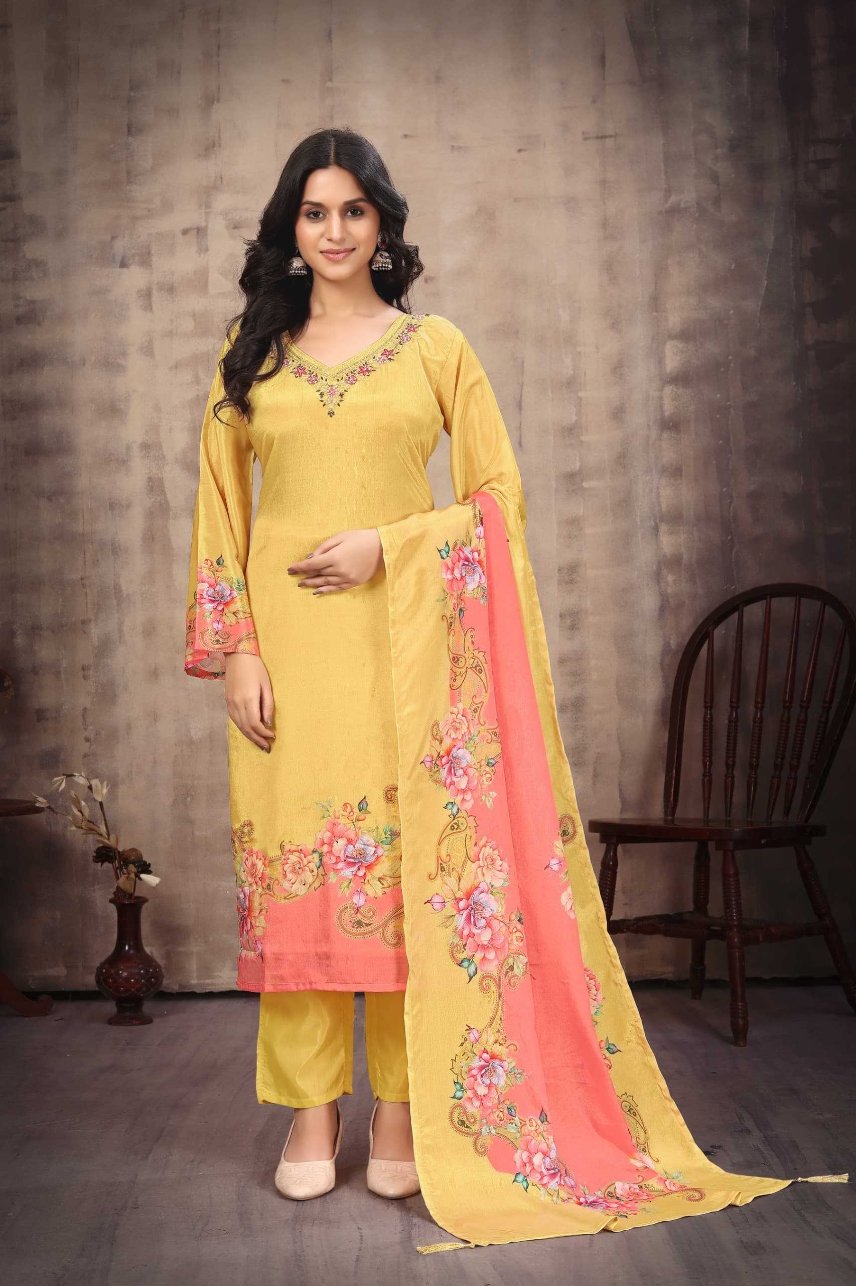 Ynf Pure Cotton RIN190 MG Setwise Collections Wholesale Dresses & Suits Catalogs Manufacturer