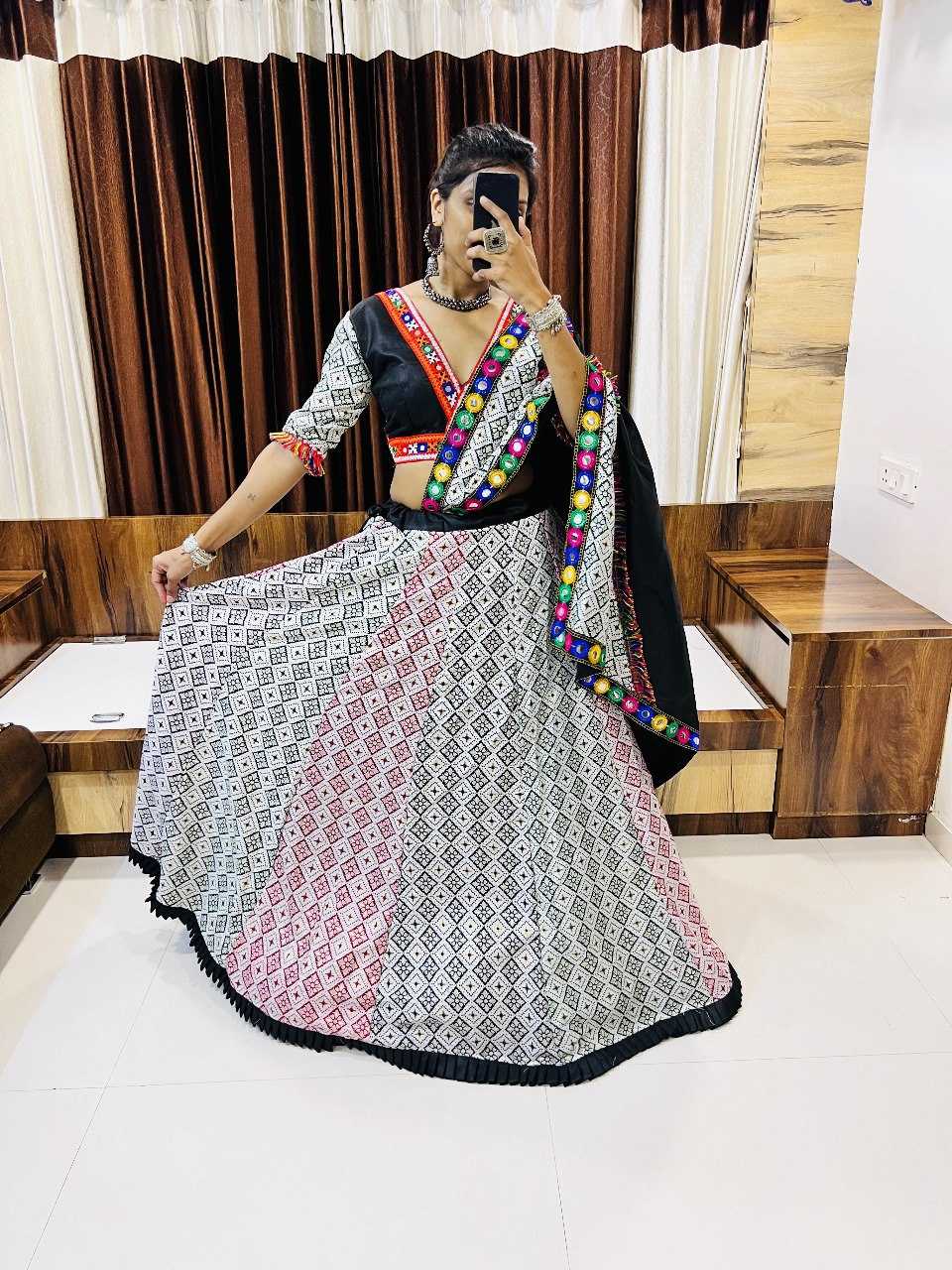 Ynf Pure Cotton RIN227 7036 Lehengas Festive Collections Wholesale Fancy Lehenga Printed Lehenga Embroidered Lehenga Navratri Chaniya Choli Manufacturer