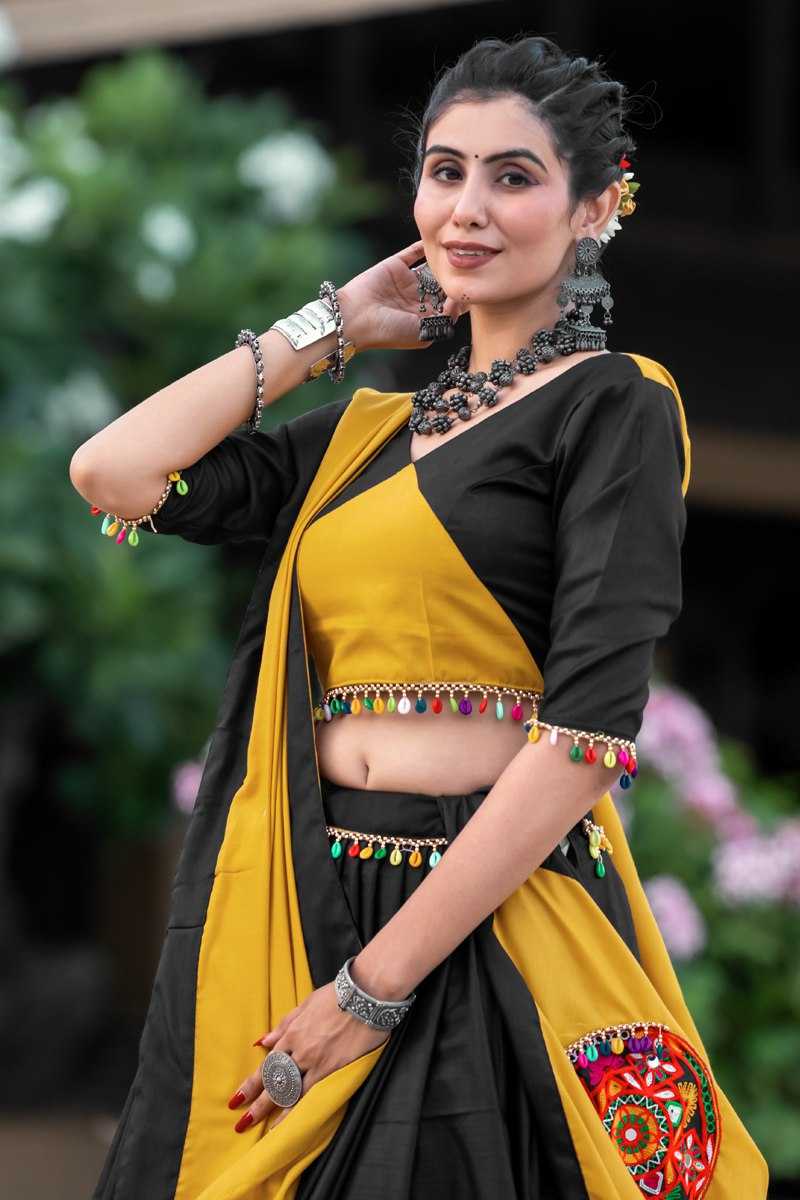 Ynf Pure Cotton RIN227 7066 Lehengas Festive Collections Wholesale Traditional Lehenga Mirror Work Lehenga Navratri Chaniya Choli Manufacturer