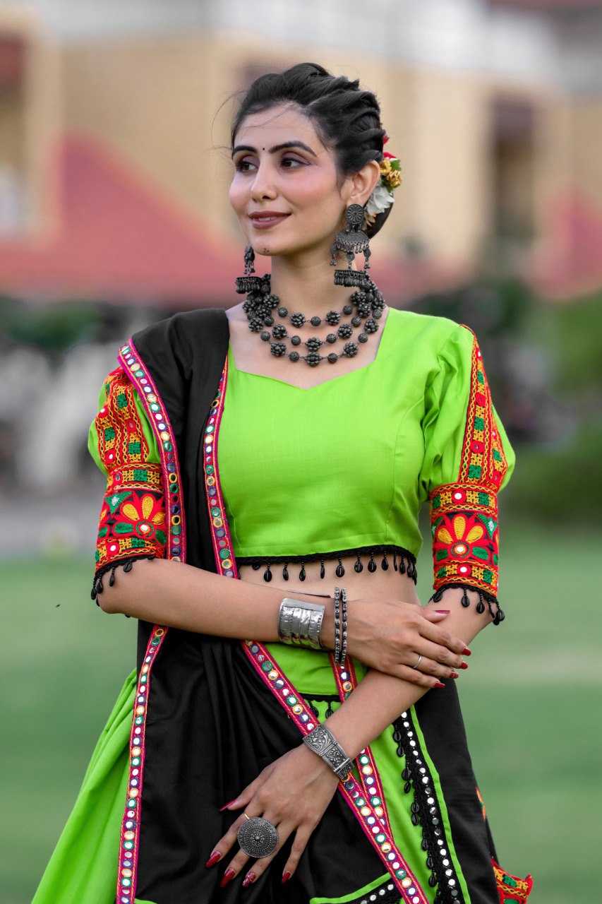 Ynf Pure Cotton RIN227 7067 Lehengas Wedding Collections Festive Collections Wholesale Lehenga With Dupatta Mirror Work Lehenga Lehenga With Blouse Manufacturer