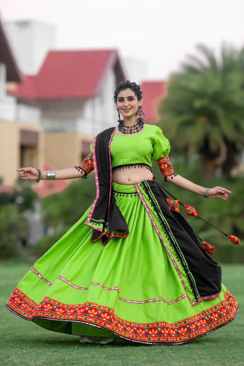 Ynf Pure Cotton RIN227 7067 Lehengas Wedding Collections Festive Collections Wholesale Lehenga With Dupatta Mirror Work Lehenga Lehenga With Blouse Manufacturer