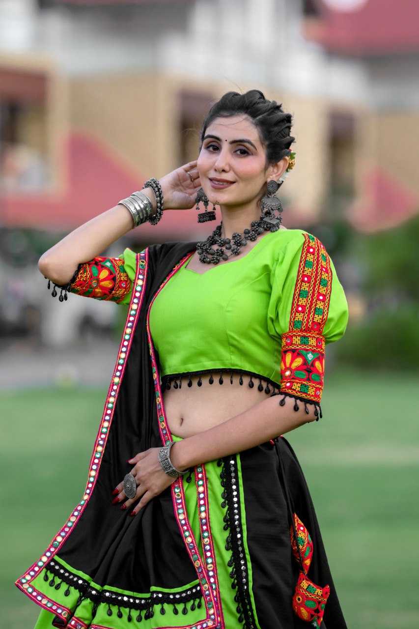 Ynf Pure Cotton RIN227 7067 Lehengas Wedding Collections Festive Collections Wholesale Lehenga With Dupatta Mirror Work Lehenga Lehenga With Blouse Manufacturer
