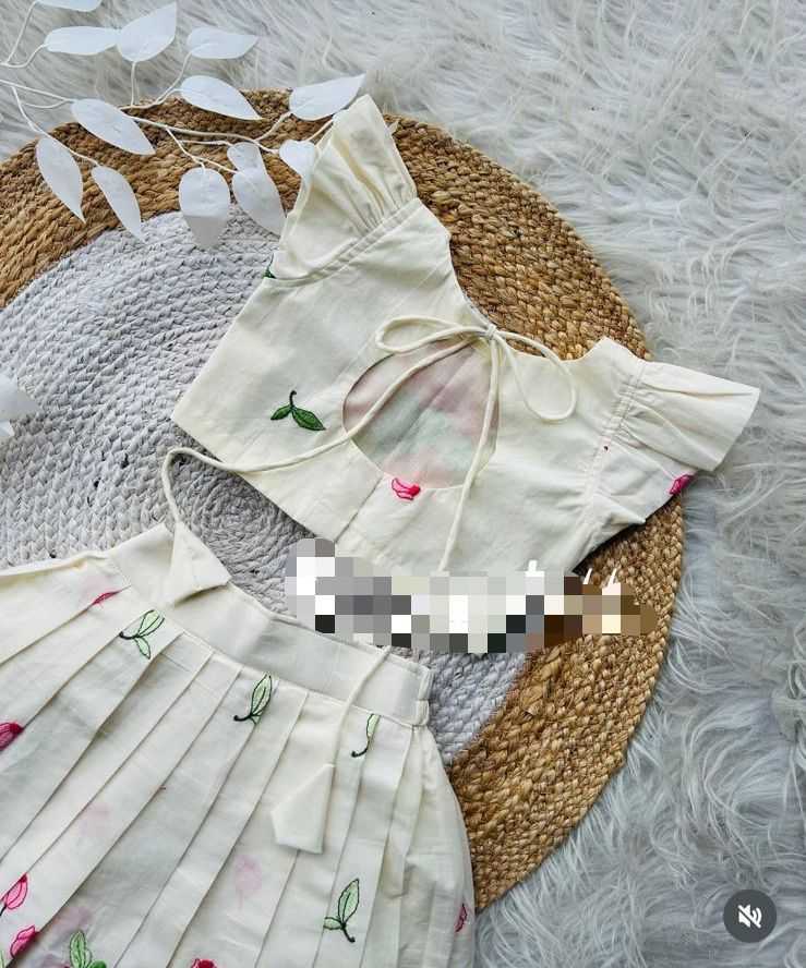 Ynf Pure Cotton RIN235 Heavy crape Kids Wear Wholesale Kids Lehenga Kids Lehenga Choli Baby Girl Lehenga Manufacturer