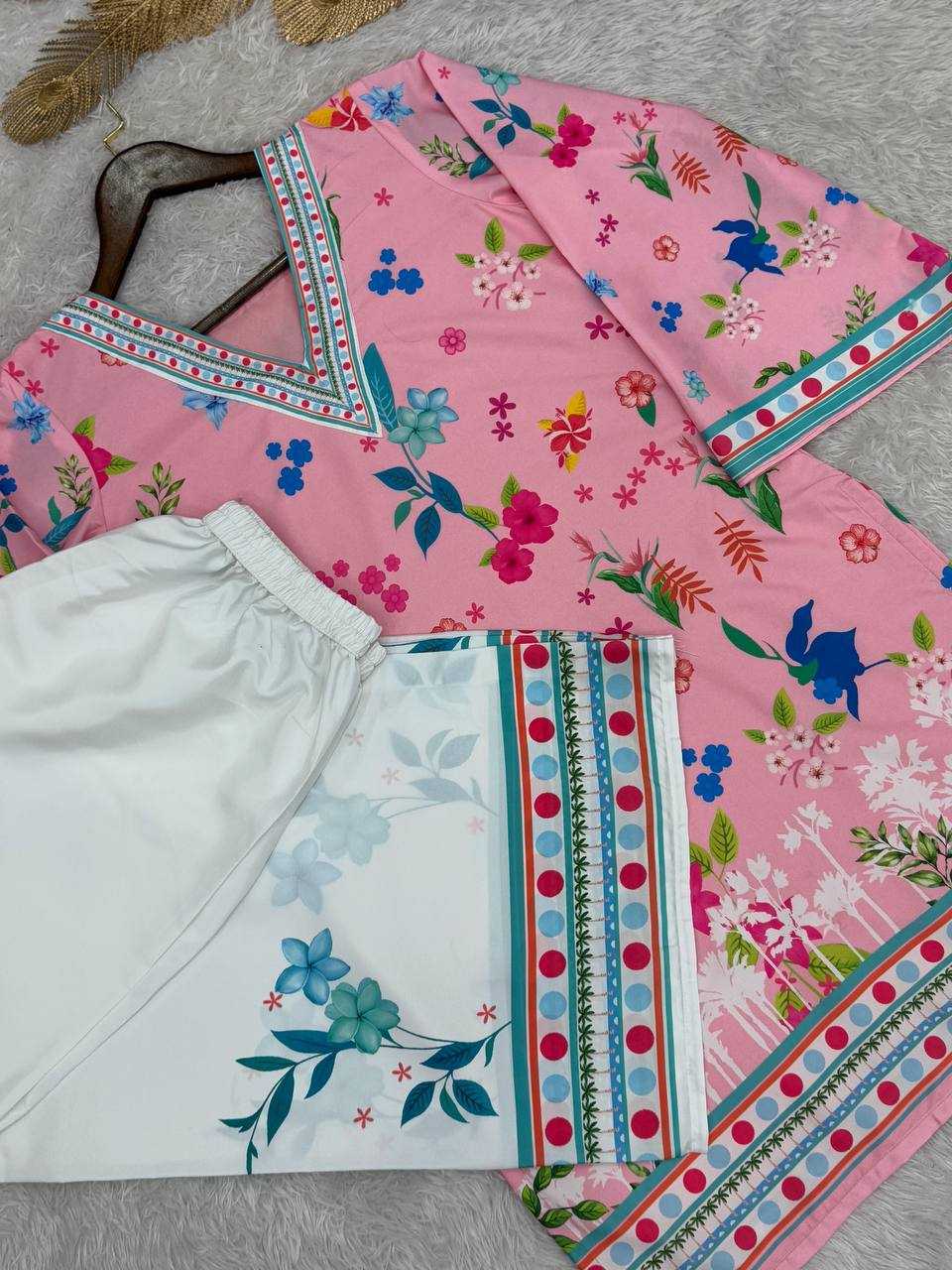Ynf Pure Crepe KESH159 1358 Kurti Wholesale Designer Kurtis Printed Kurtis Kurti With Palazzo Manufacturer