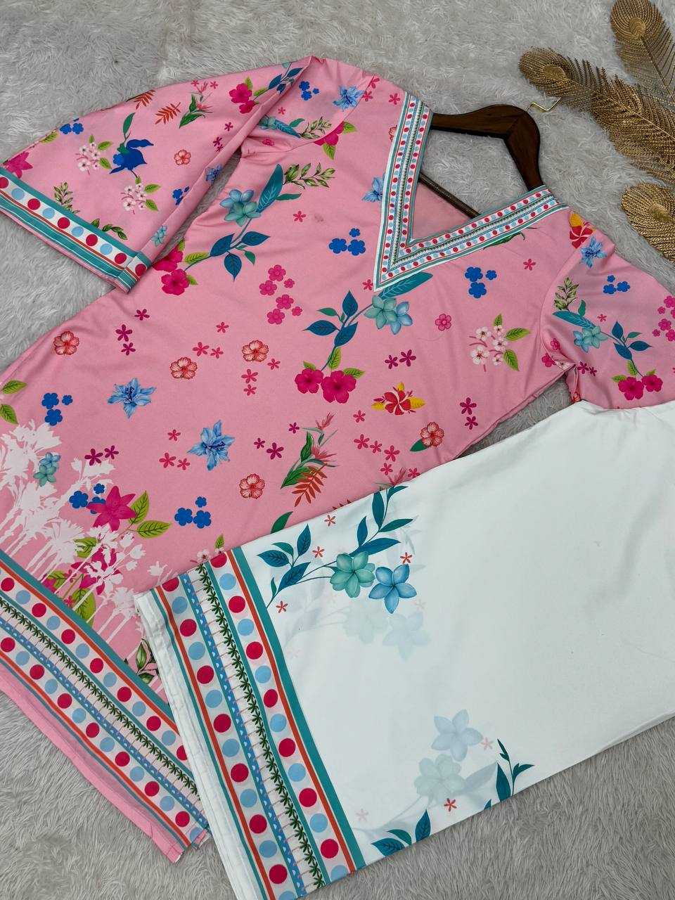 Ynf Pure Crepe KESH159 1358 Kurti Wholesale Designer Kurtis Printed Kurtis Kurti With Palazzo Manufacturer
