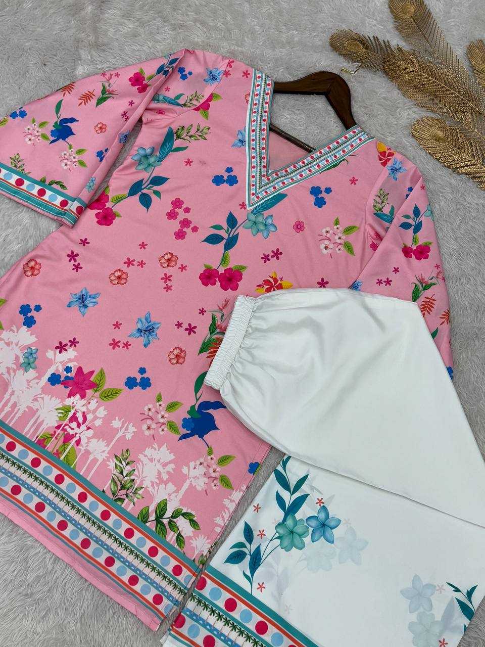 Ynf Pure Crepe KESH159 1358 Kurti Wholesale Designer Kurtis Printed Kurtis Kurti With Palazzo Manufacturer