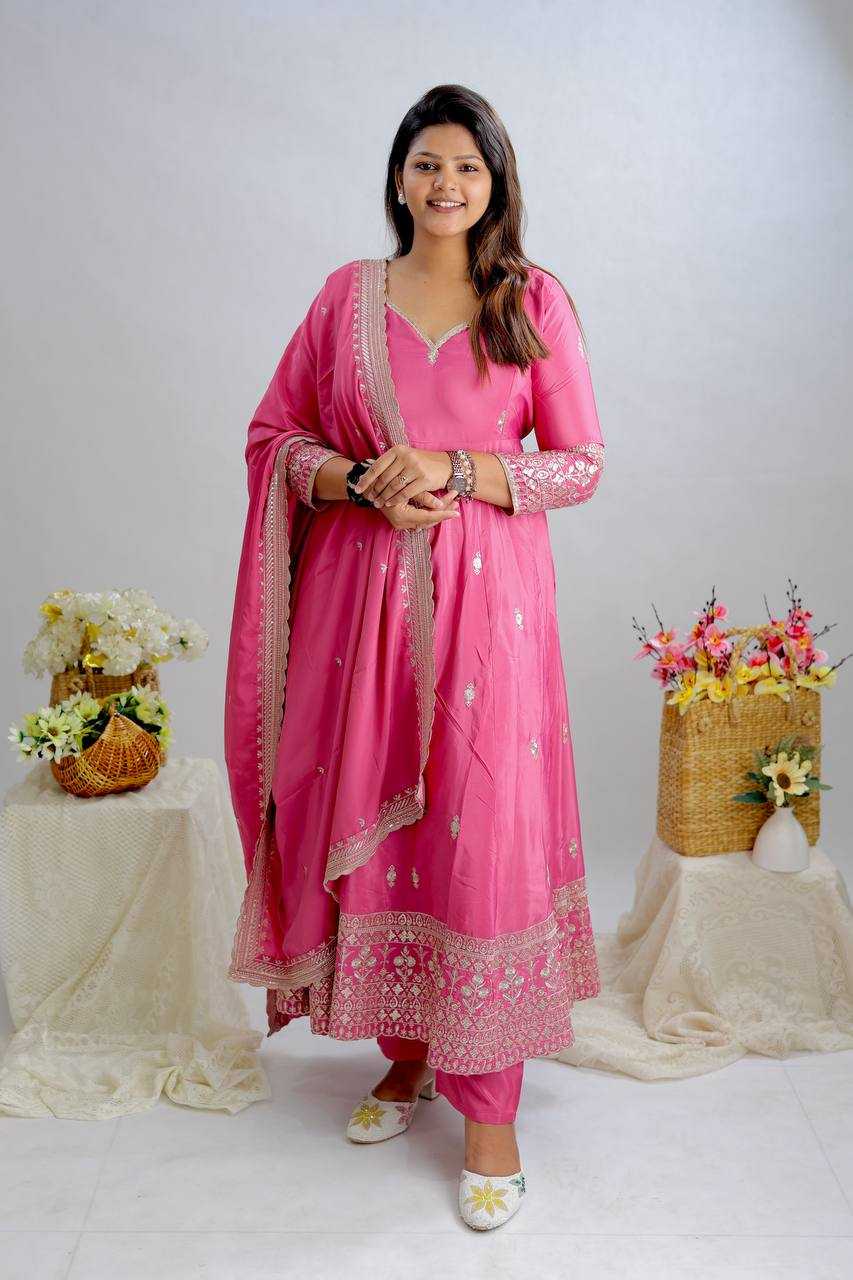 Ynf Pure Crepe KESH506 1202 Gowns Wholesale Fancy Gowns Designer Gowns Manufacturer