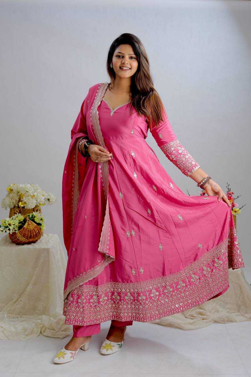 Ynf Pure Crepe KESH506 1202 Gowns Wholesale Fancy Gowns Designer Gowns Manufacturer