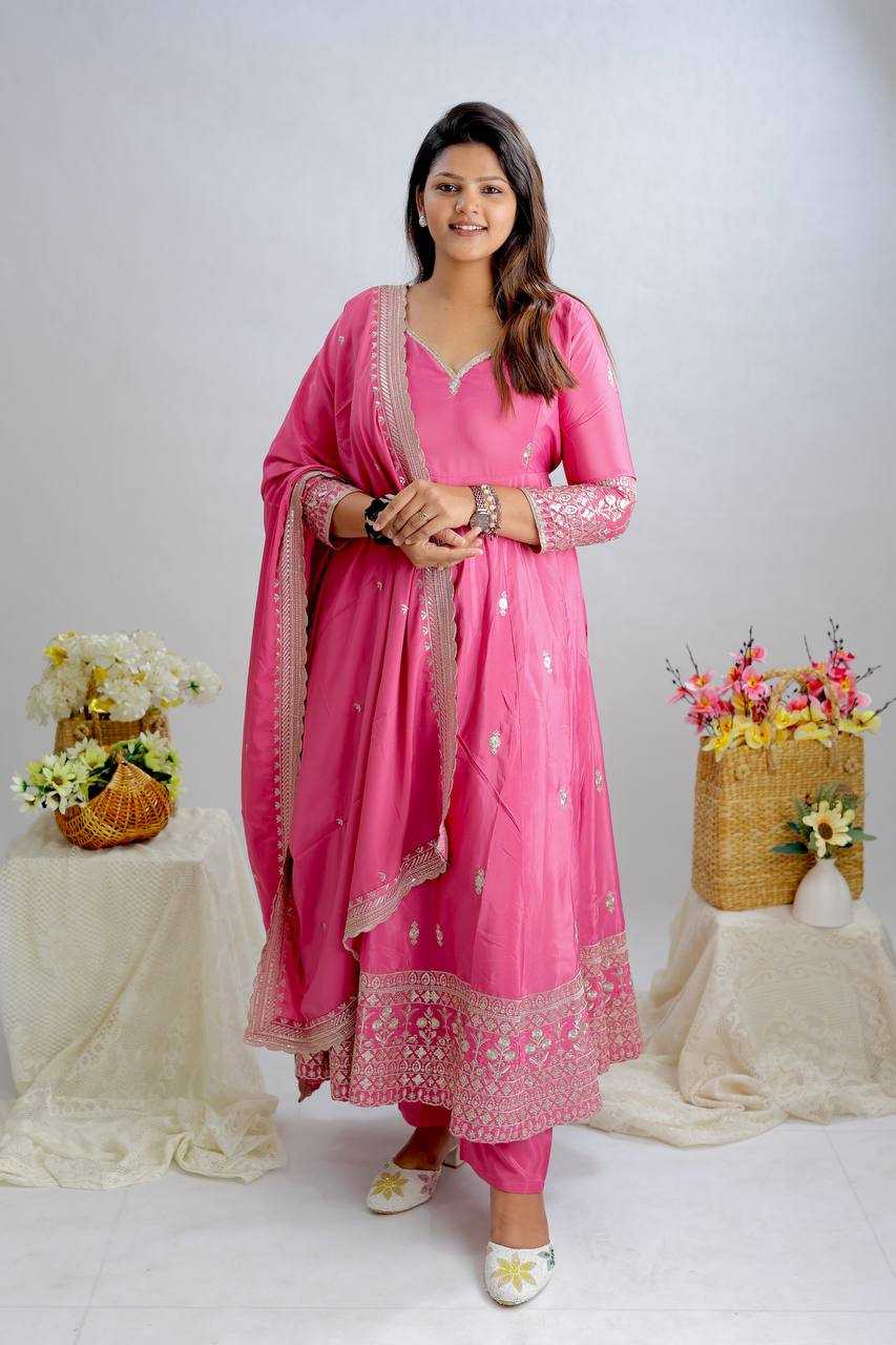 Ynf Pure Crepe KESH506 1202 Gowns Wholesale Fancy Gowns Designer Gowns Manufacturer