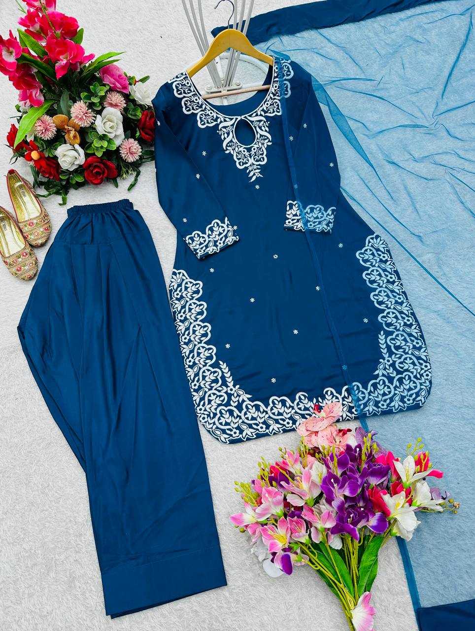 Ynf Pure Crepe KESH506 1203 Suits & Dresses Wedding Collections Festive Collections Wholesale Embroidery Suits Designer Suits Party Wear Dresses Manufacturer
