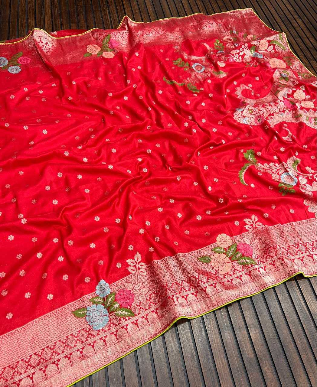 Ynf Pure Crepe RIN225 919 Sarees Wedding Collections Festive Collections Wholesale Georgette Sarees Festive Sarees Sarees With Blouse Manufacturer