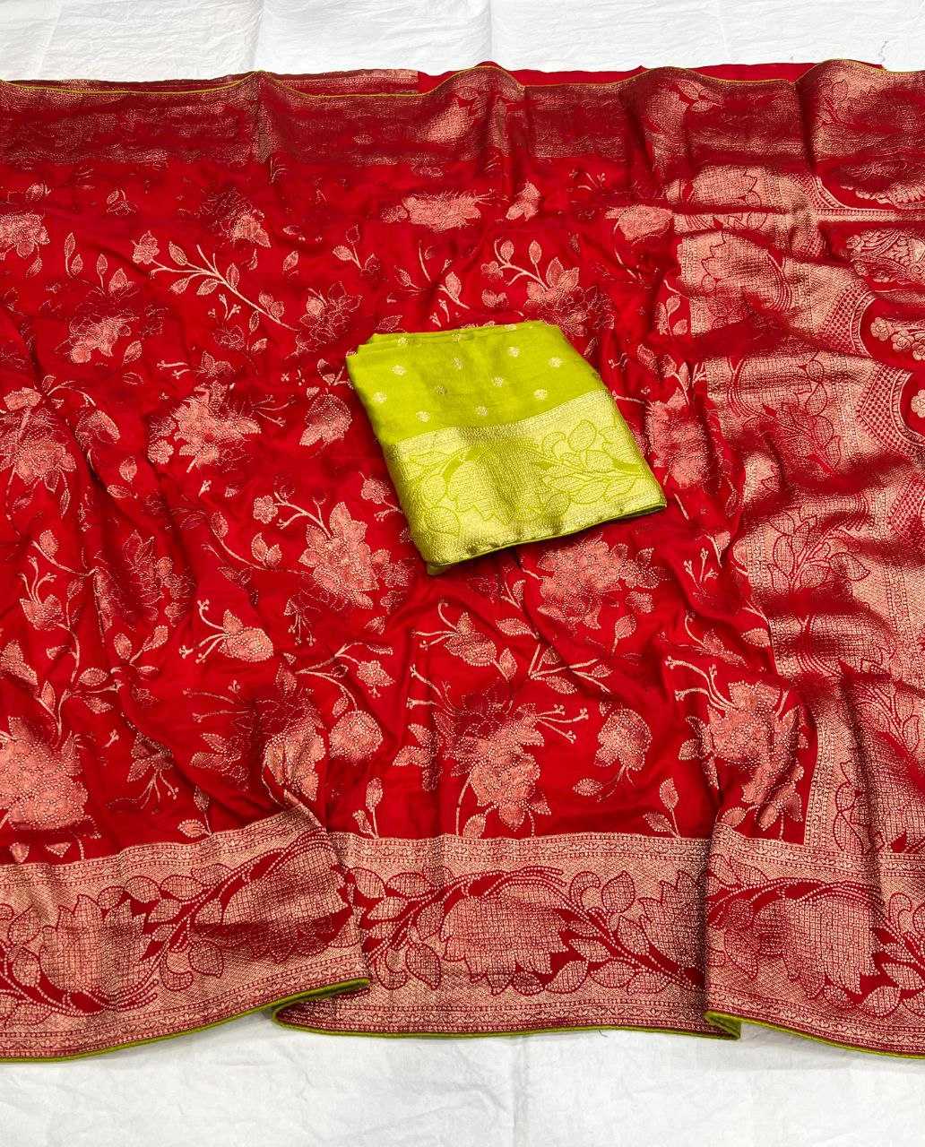 Ynf Pure Crepe RIN225 947 Sarees Wedding Collections Festive Collections Wholesale Georgette Sarees Festive Sarees Sarees With Blouse Manufacturer