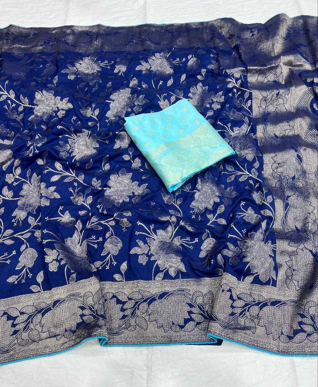 Ynf Pure Crepe RIN225 947 Sarees Wedding Collections Festive Collections Wholesale Georgette Sarees Festive Sarees Sarees With Blouse Manufacturer